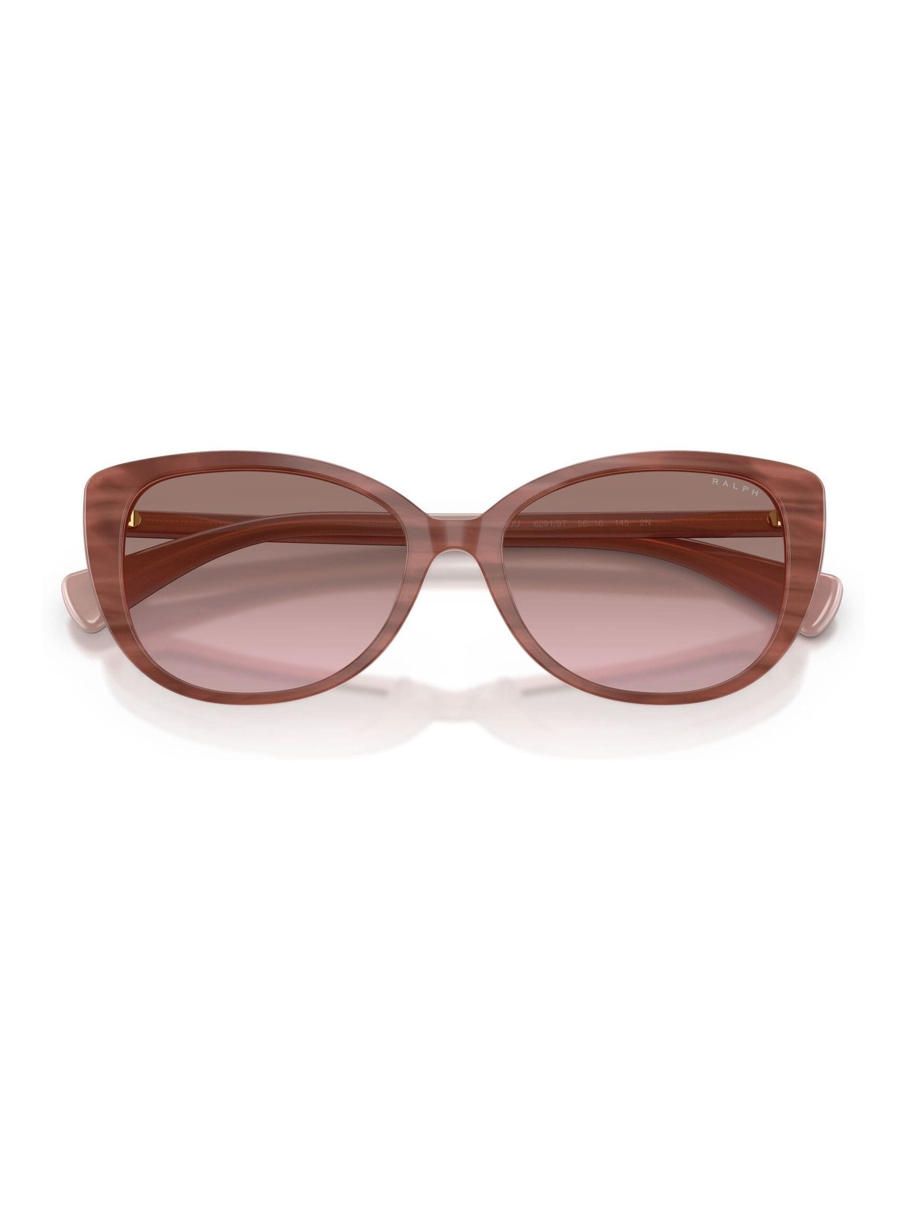 Ralph By Ralph Lauren Pink 0Ra5340u Butterfly Sunglasses