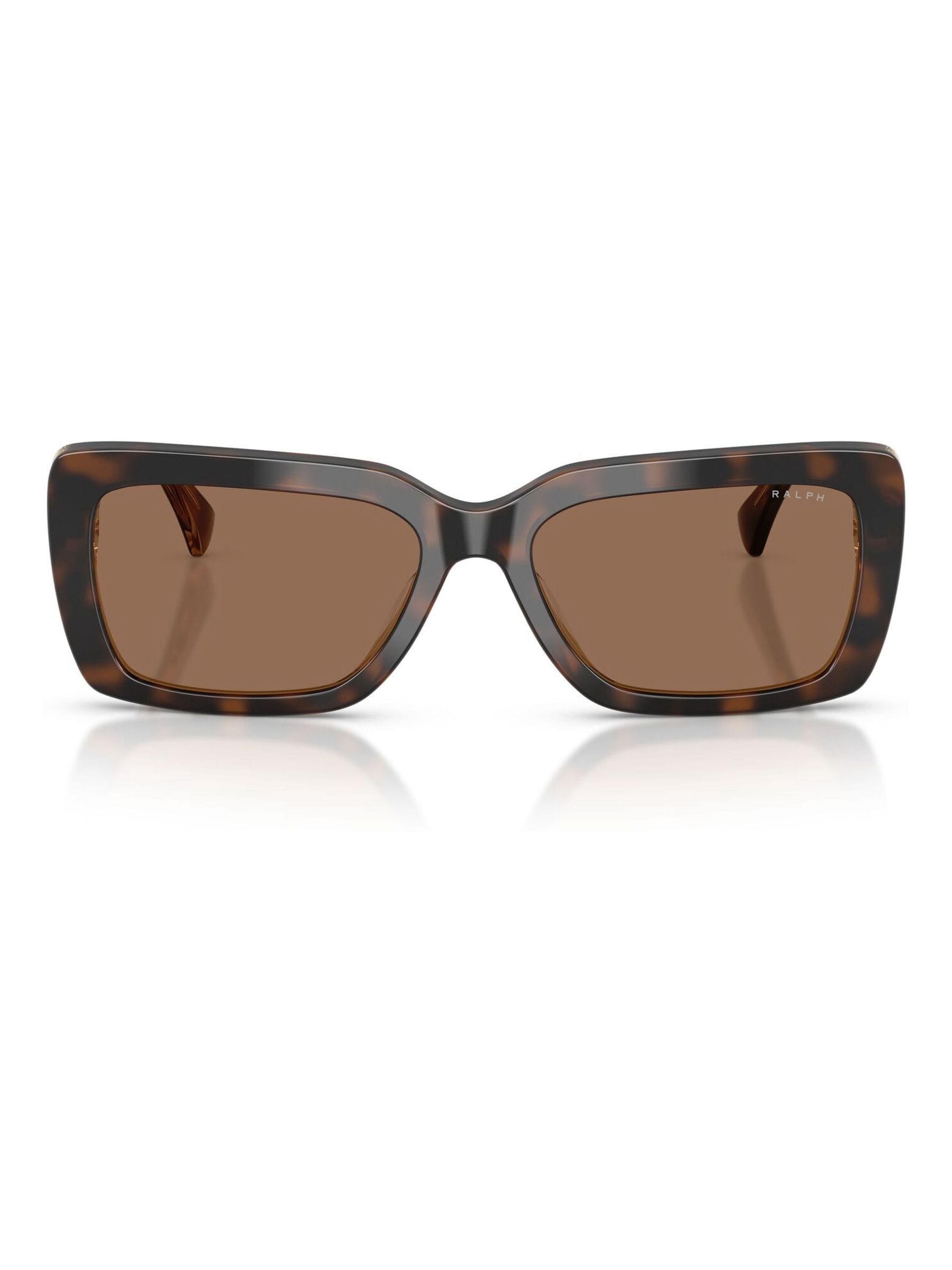 Ralph By Ralph Lauren Brown 0Ra5342u Rectangle Sunglasses