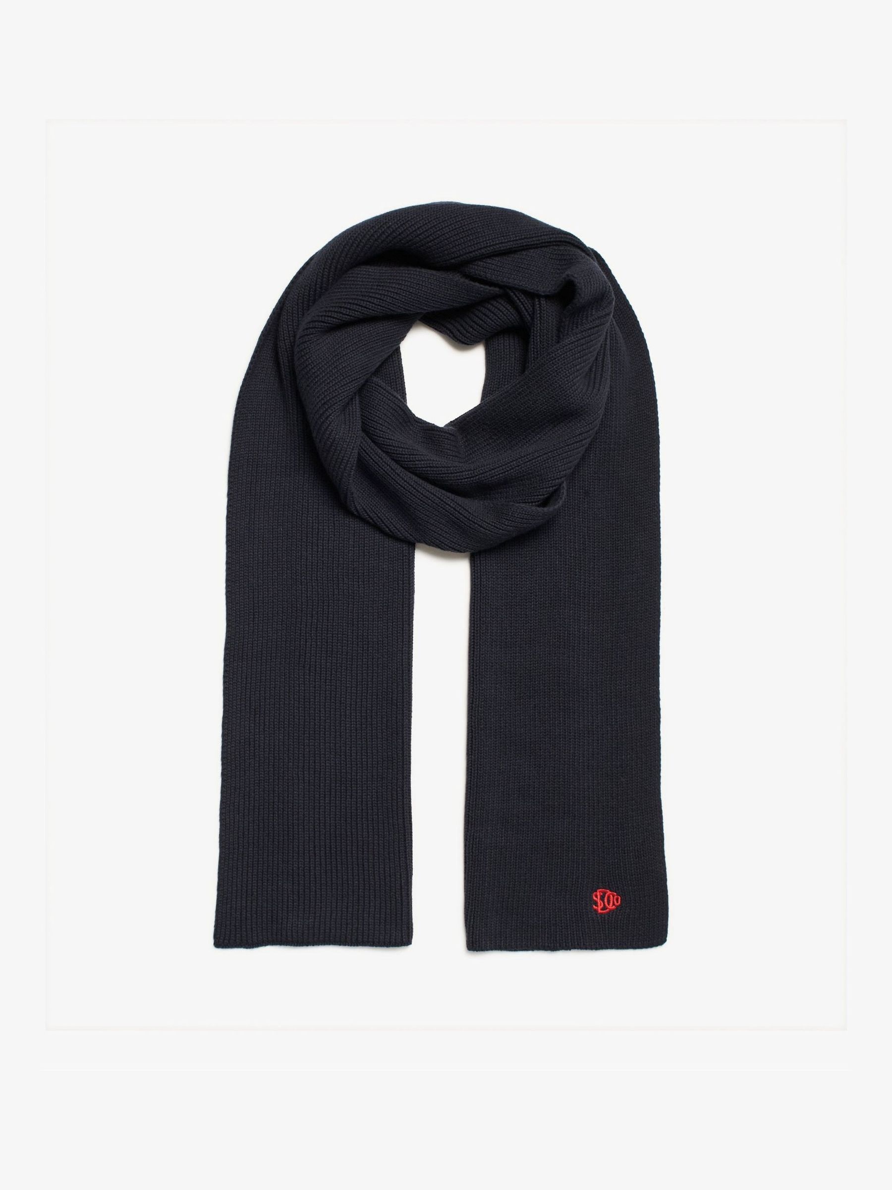 Superdry Bleu Schal Mit Logo - Bild 3