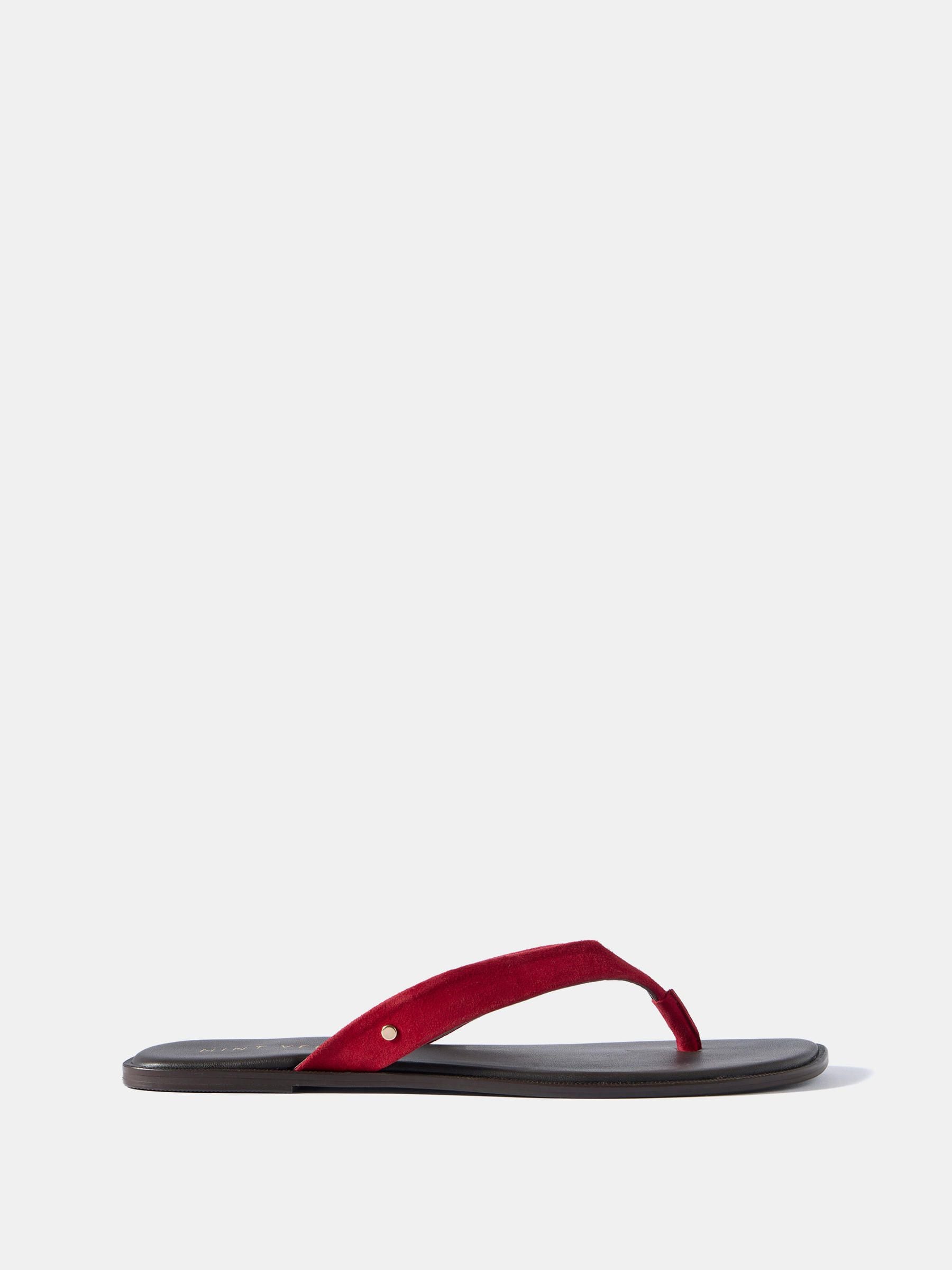 Mint Velvet Lula Suede Flip Flop Sandals
