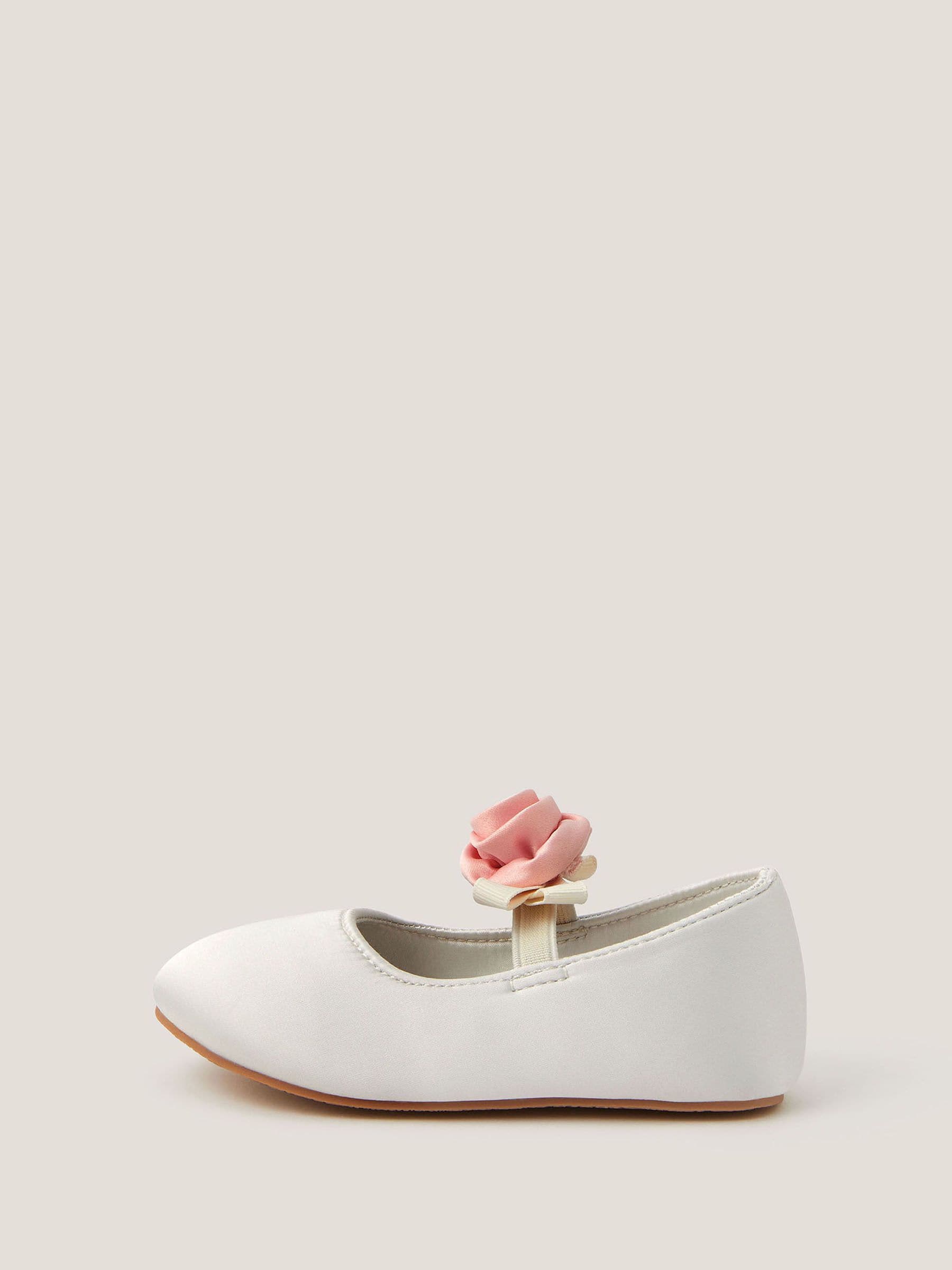 Monsoon Ženský Cream Baby Rosette Walker Shoes