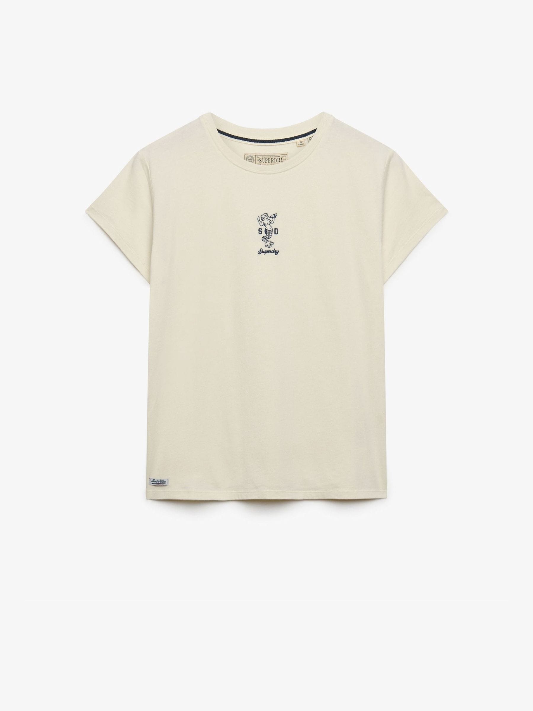 Superdry Damen Blanc T-Shirt Heritage Nautical - Bild 2