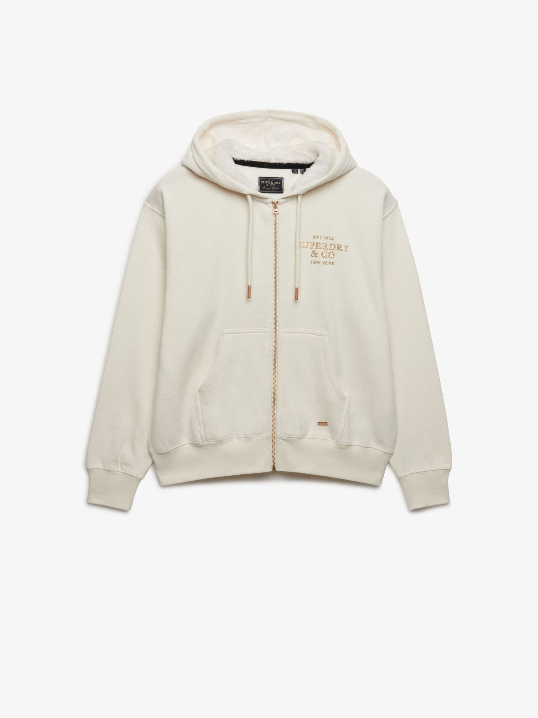 Superdry Blanc Kapuzenjacke Luxe - Bild 3