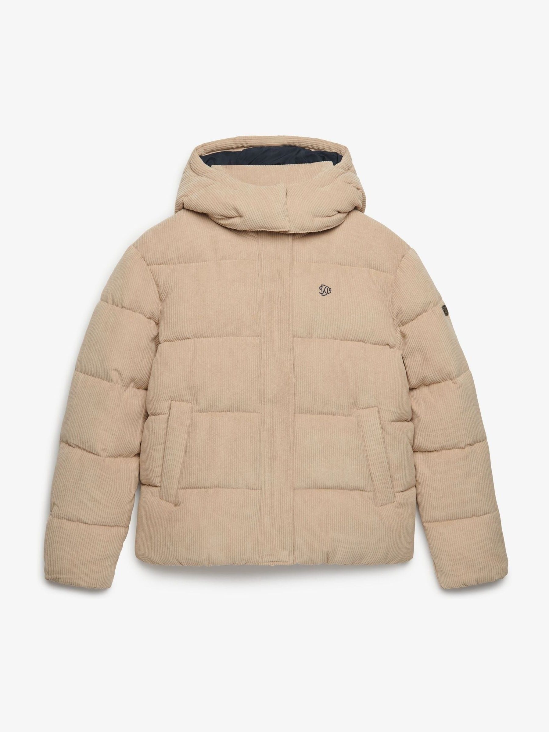 Superdry Damen Marron Daunenjacke Aus Samt, Premium - Bild 3