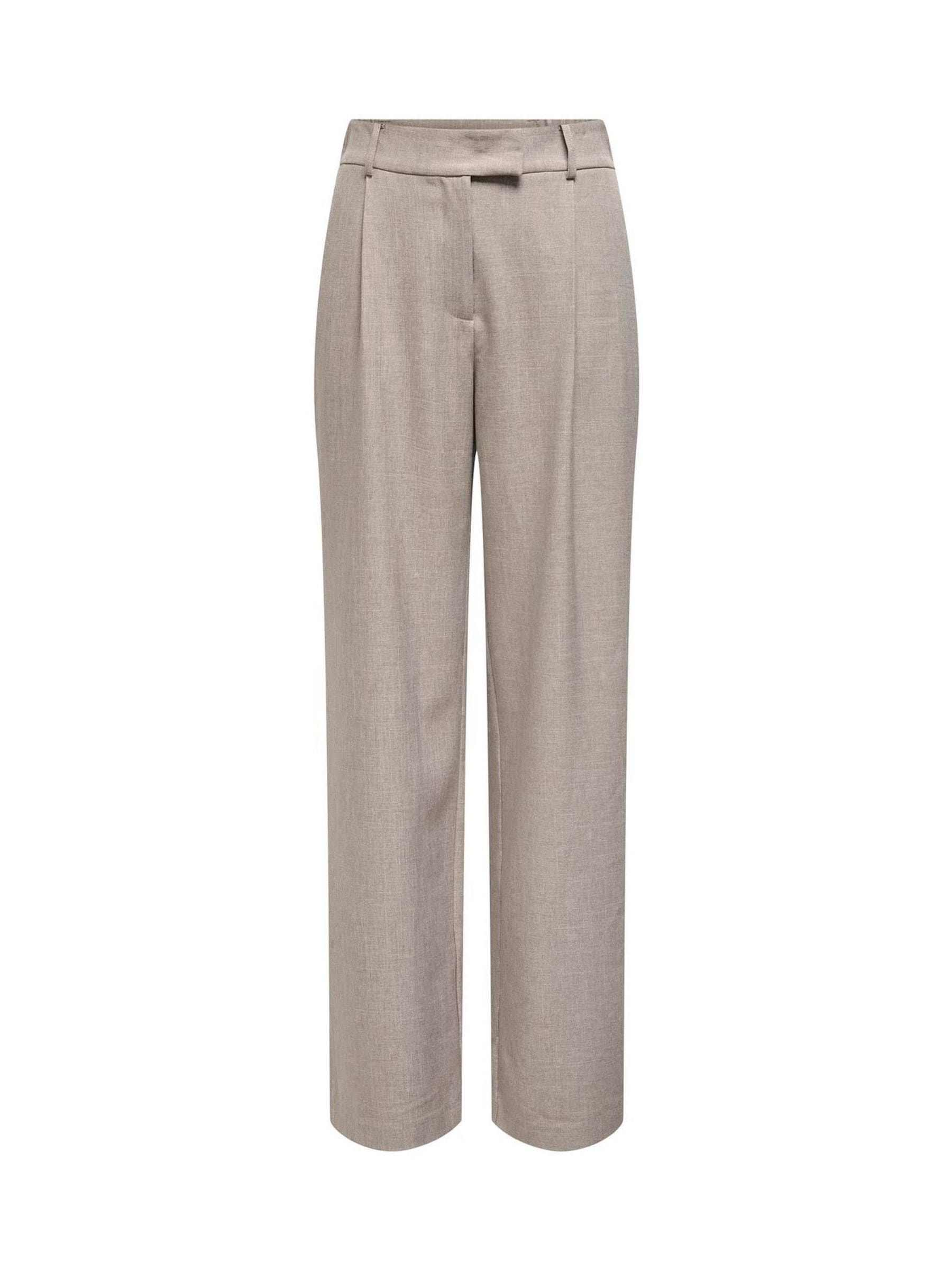 Only Natural High Waist Straight Leg Tailored Trousers