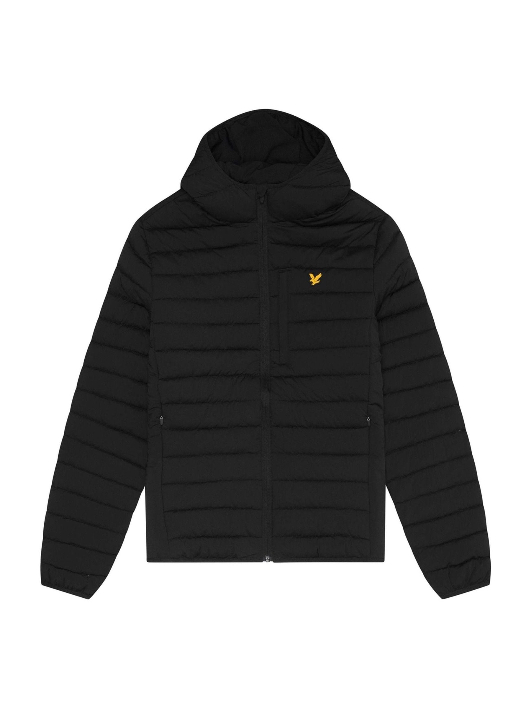 Lyle and Scott Sports Water Resistant Puffer Jacket en Jet Black, Herren Größe Large - Bild 5