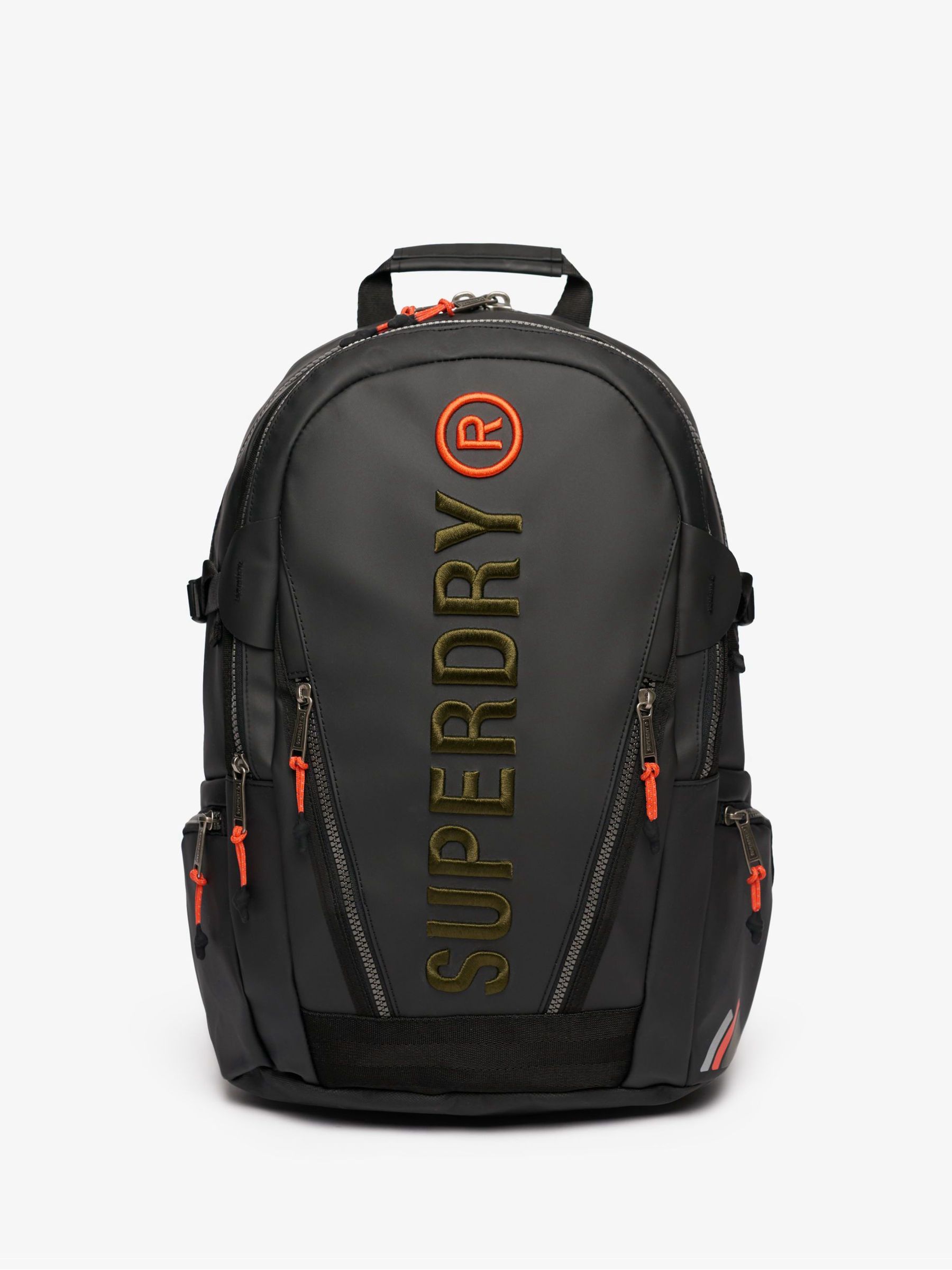 Superdry Nero/Kaki Zaino Tarp Emb Ruchsack Ricamo Logo - Immagine 3