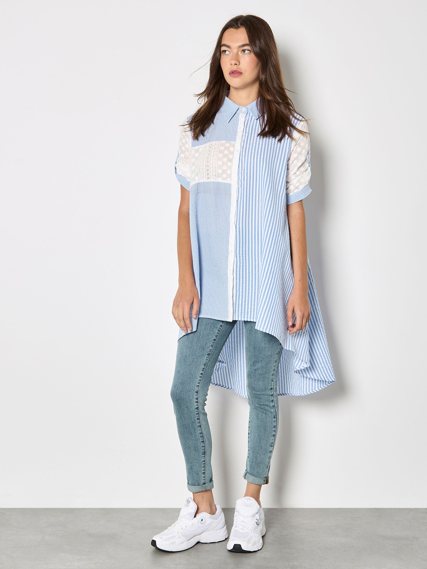 VAN GRAAF Apricot Damen Hellblau Bluse Blau, Größe 36 - Bild 4