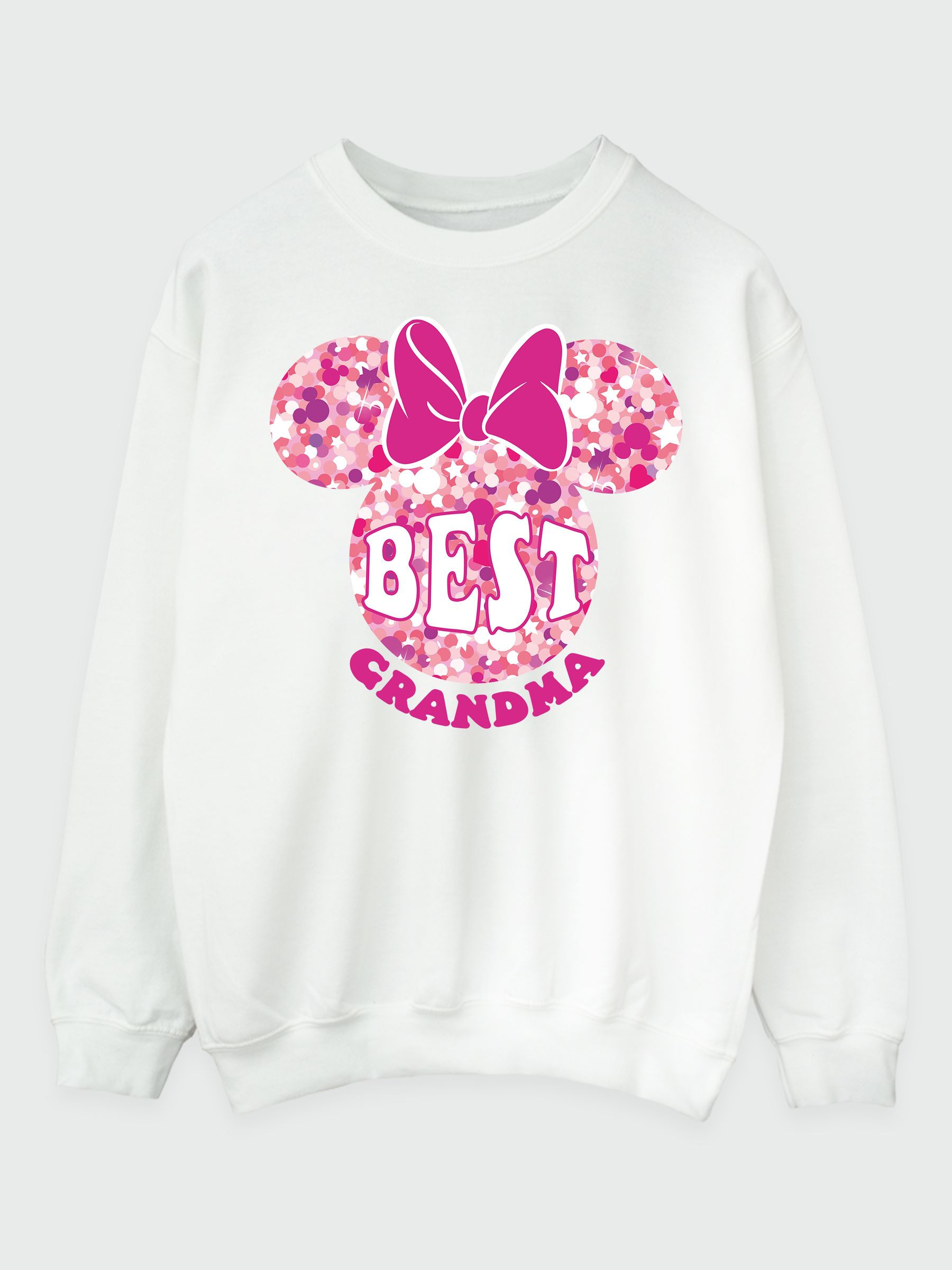 Brands In Best Grandma - White Disney Minnie Mouse Sweat Top