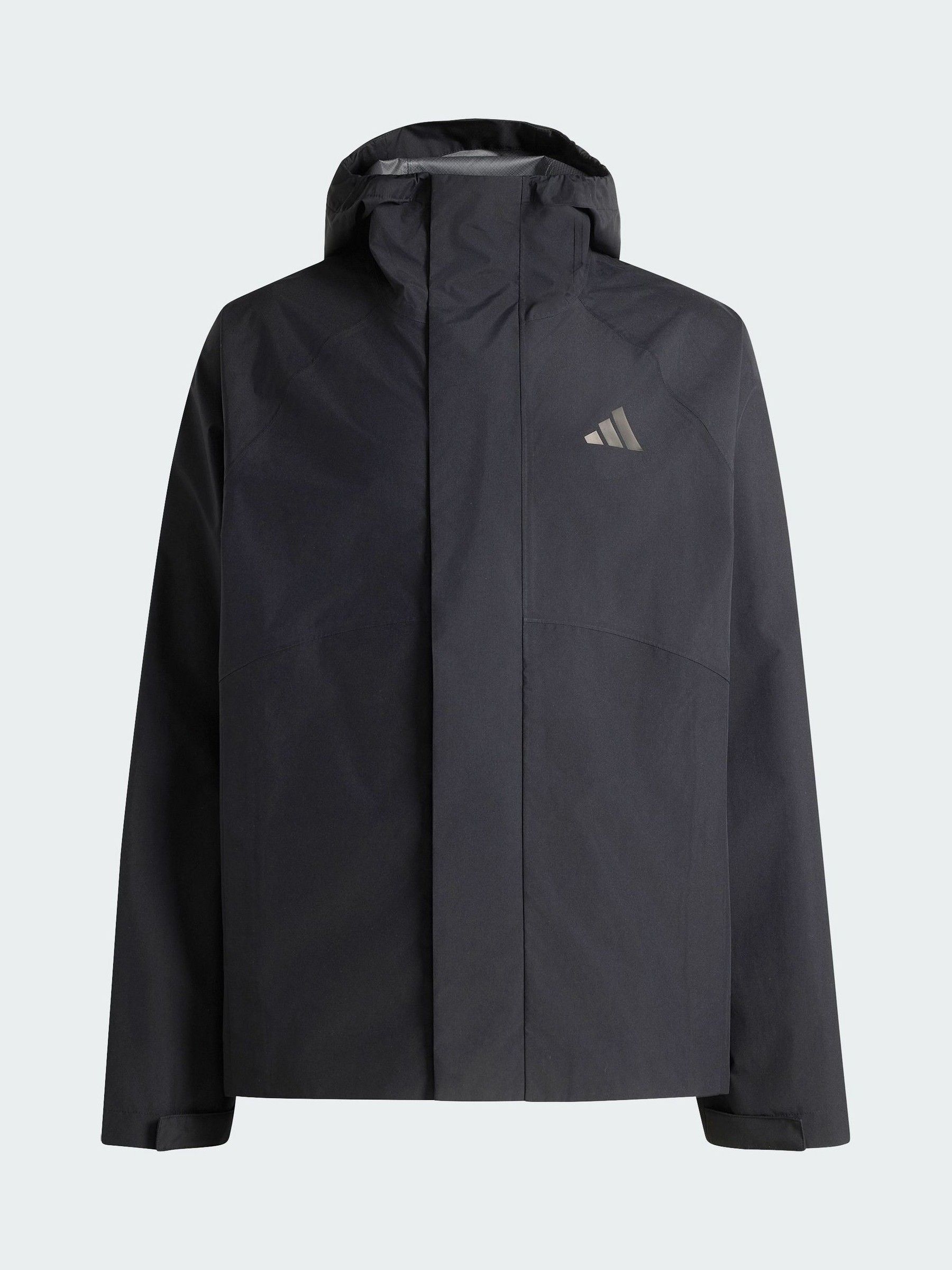 Adidas Hombre Negro Essentials Rain Jacket - Imagen 1