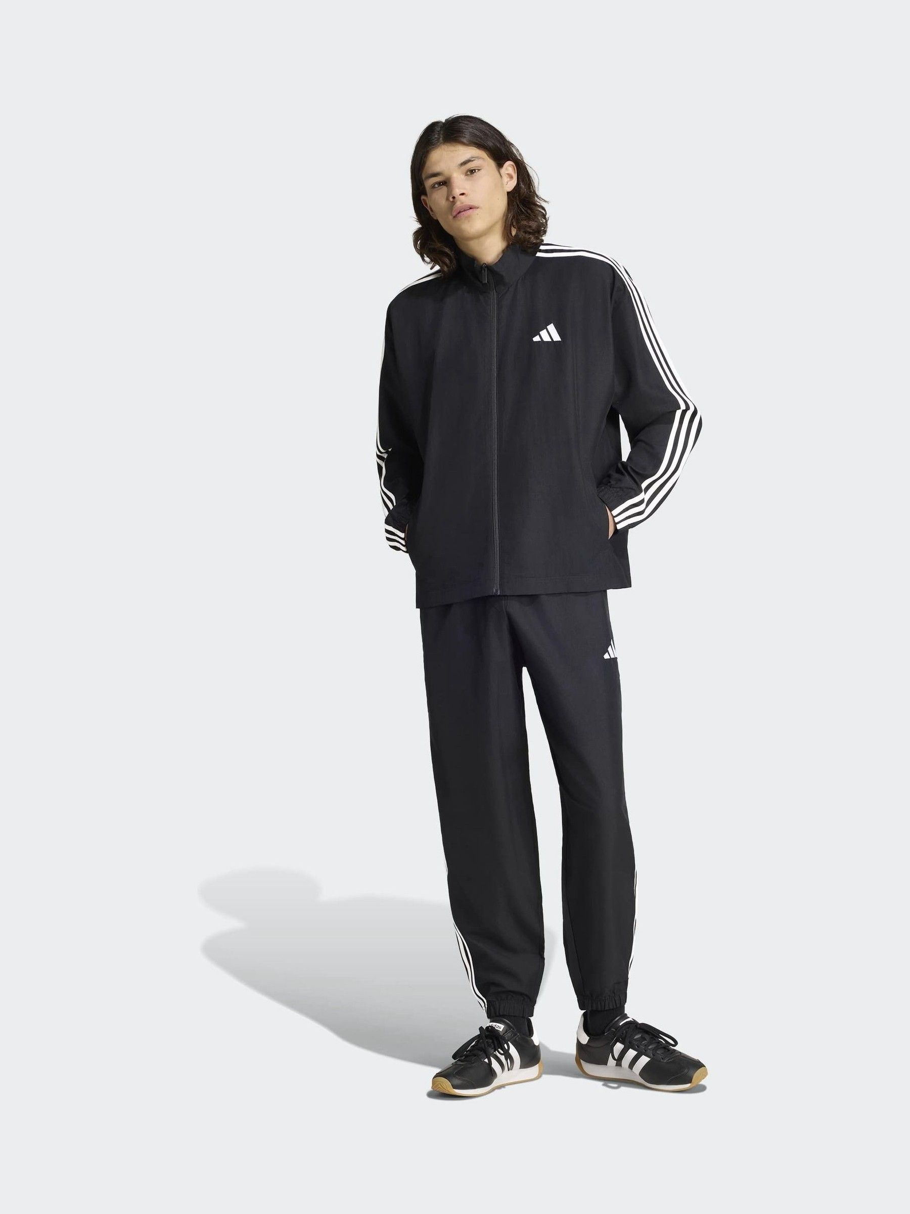 Adidas Noir Survêtement 3-Stripes - Image 2