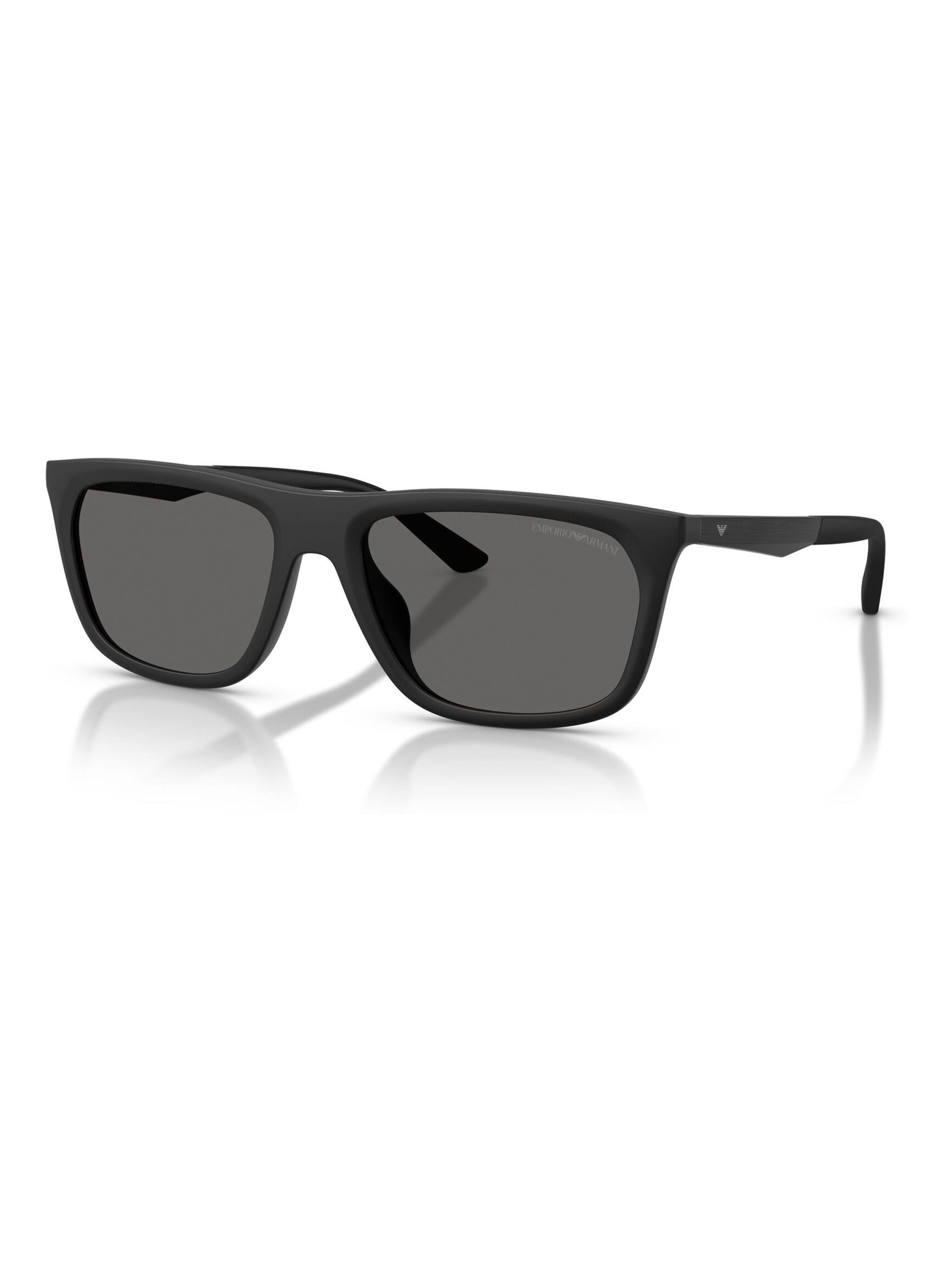 Emporio Armani Black 0Ea4272u Pillow Sunglasses