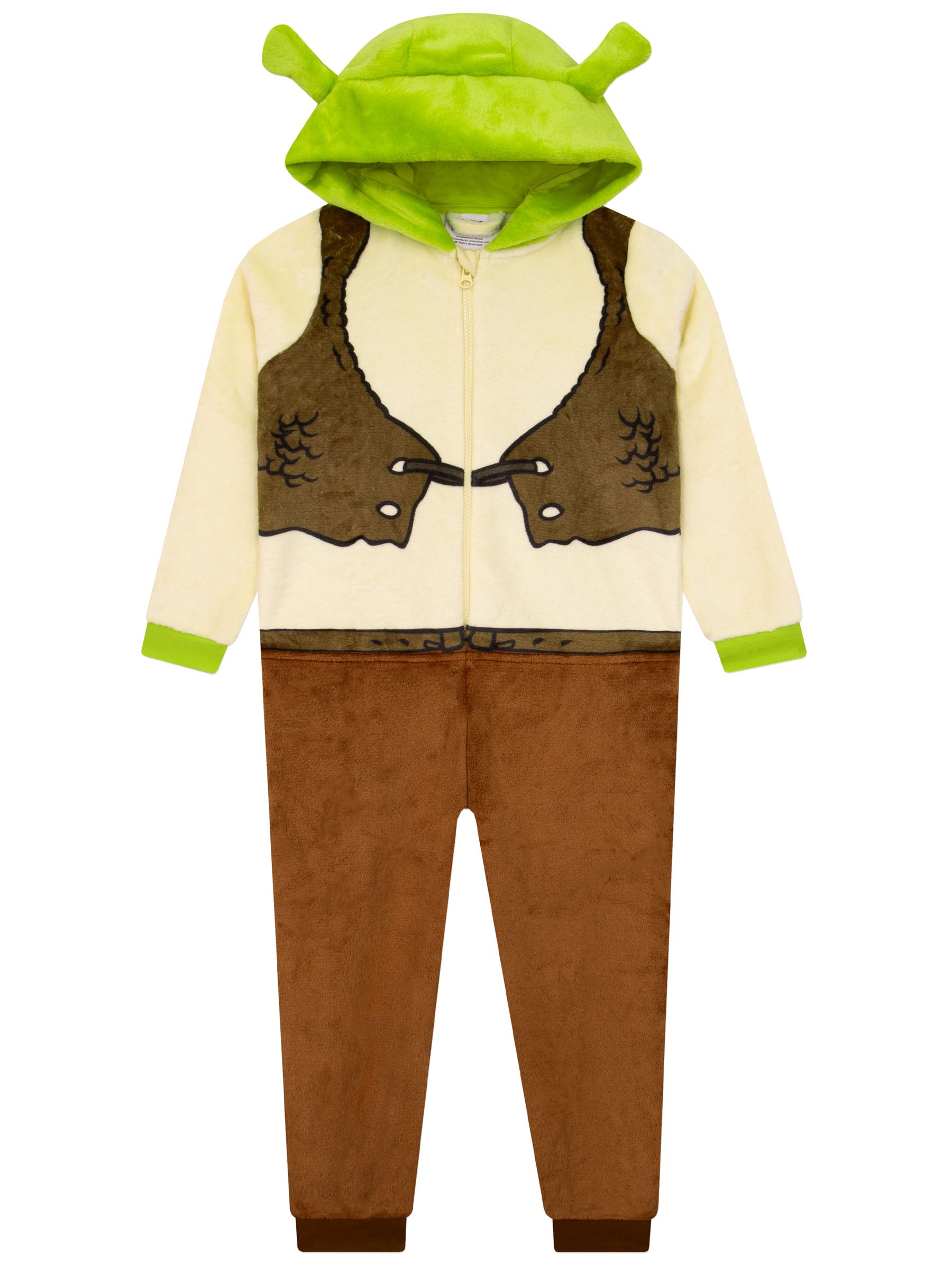 Character Green Dreamworks Shrek All-In-One With 3D Ears - Image 1