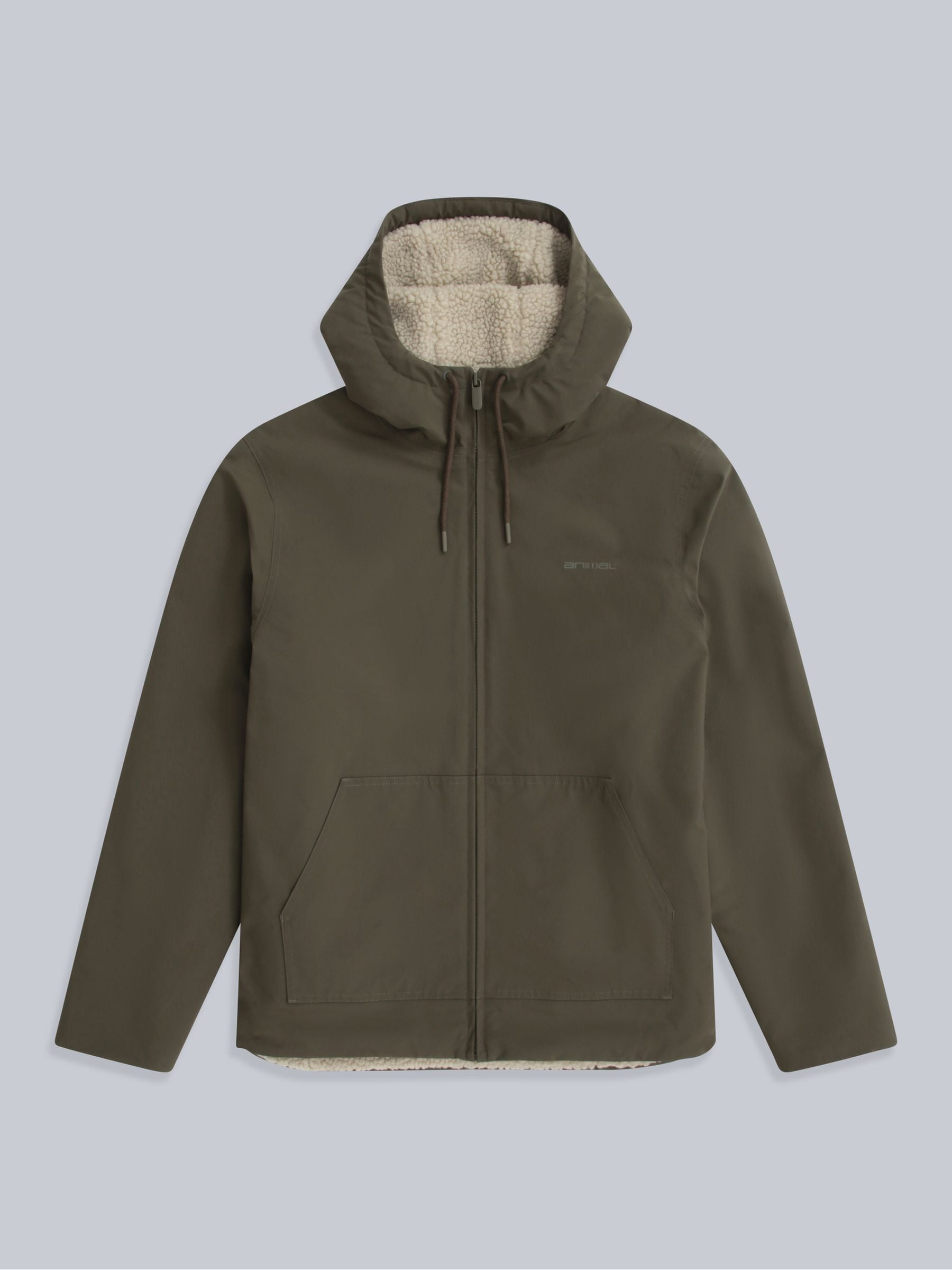 Next - Animal Green Borg Lined Jacket