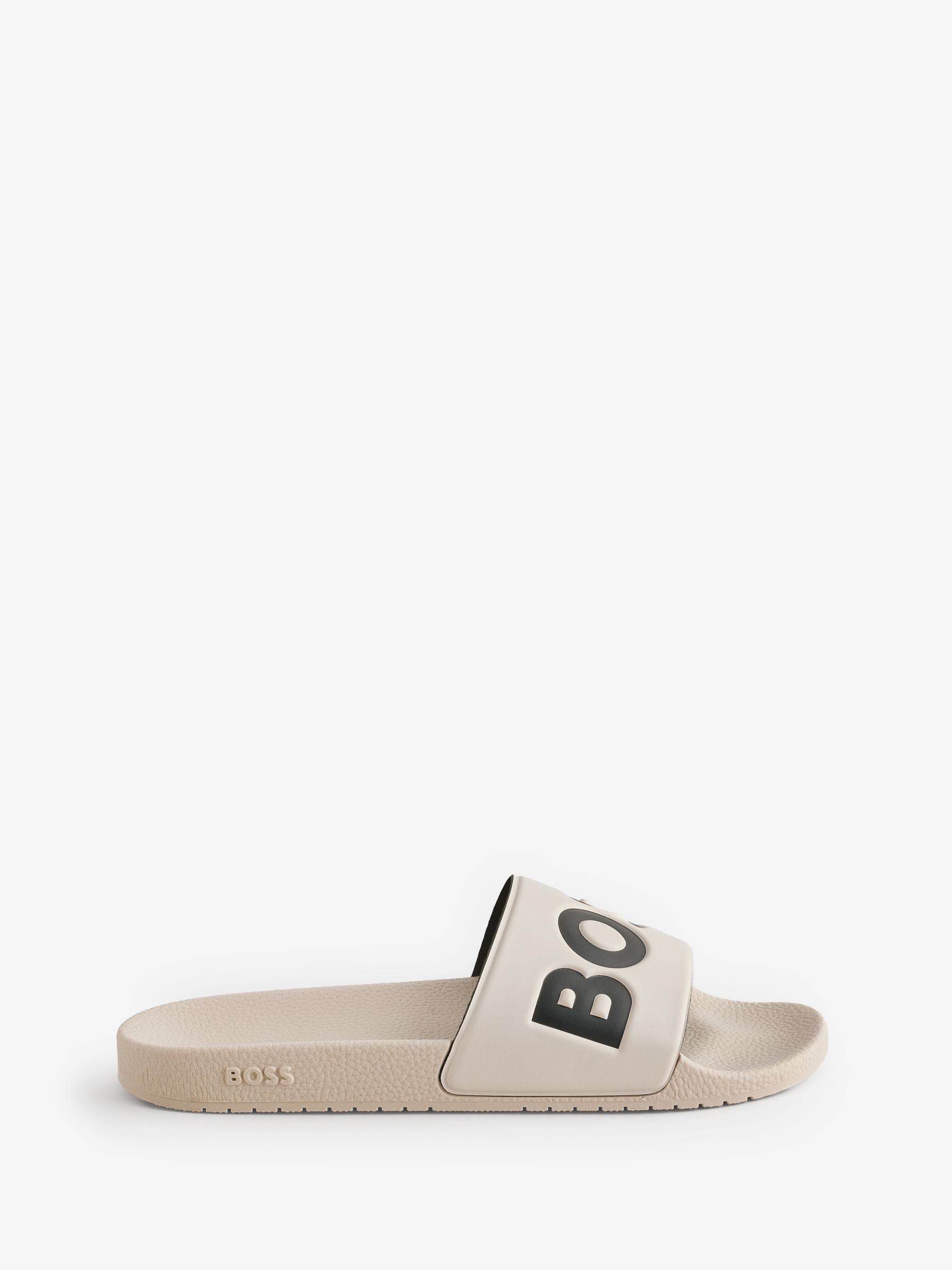 Boss Cream Large Logo Sliders