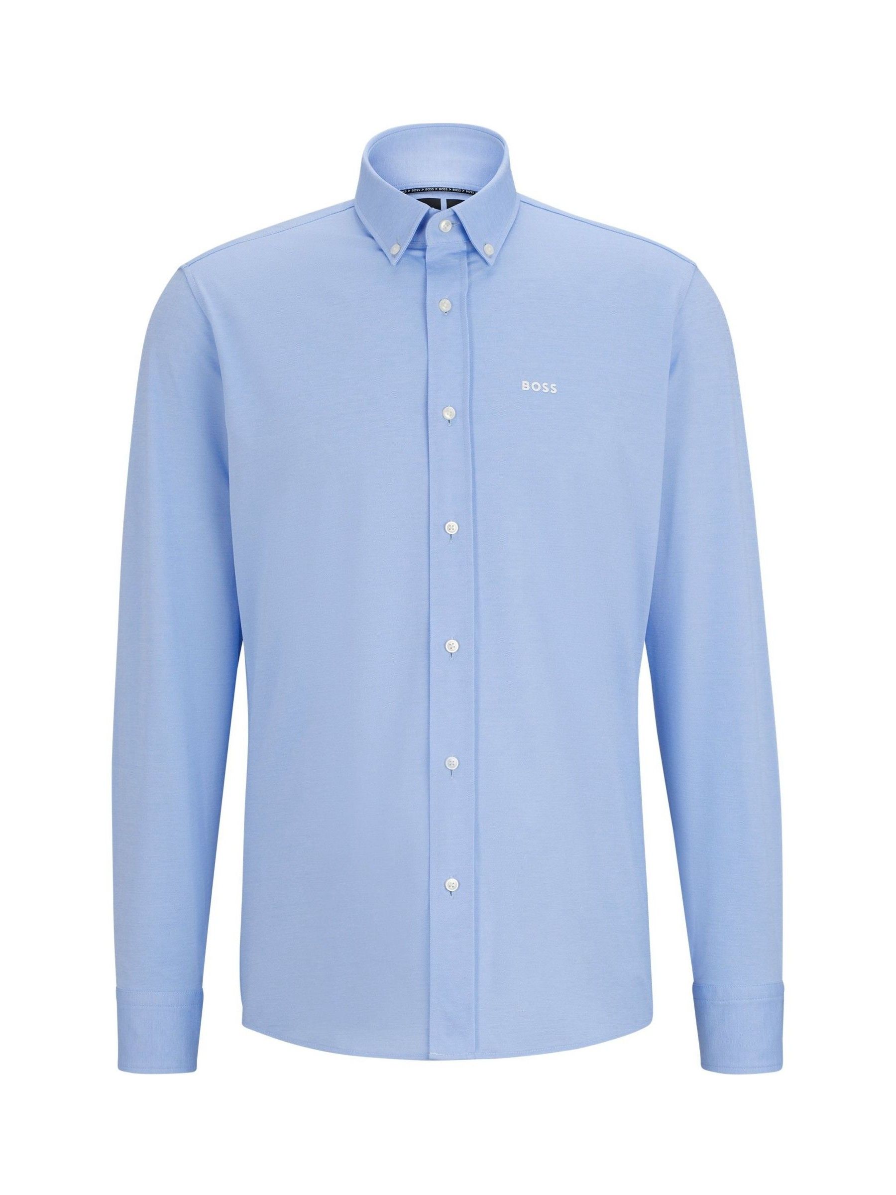 Boss Mannelijk Bleu Joe Chemise Extensible Coupe Classique