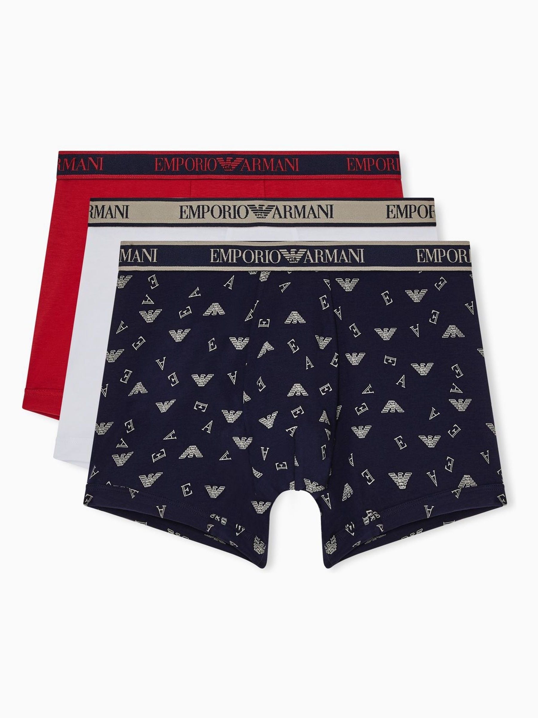 Emporio Armani Black Core Logoband Boxers 3 Pack