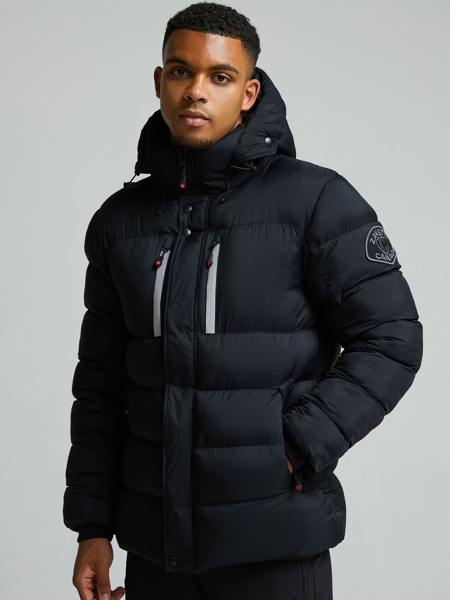 Zavetti Canada Black Atlin 2.0 Puffer Jacket