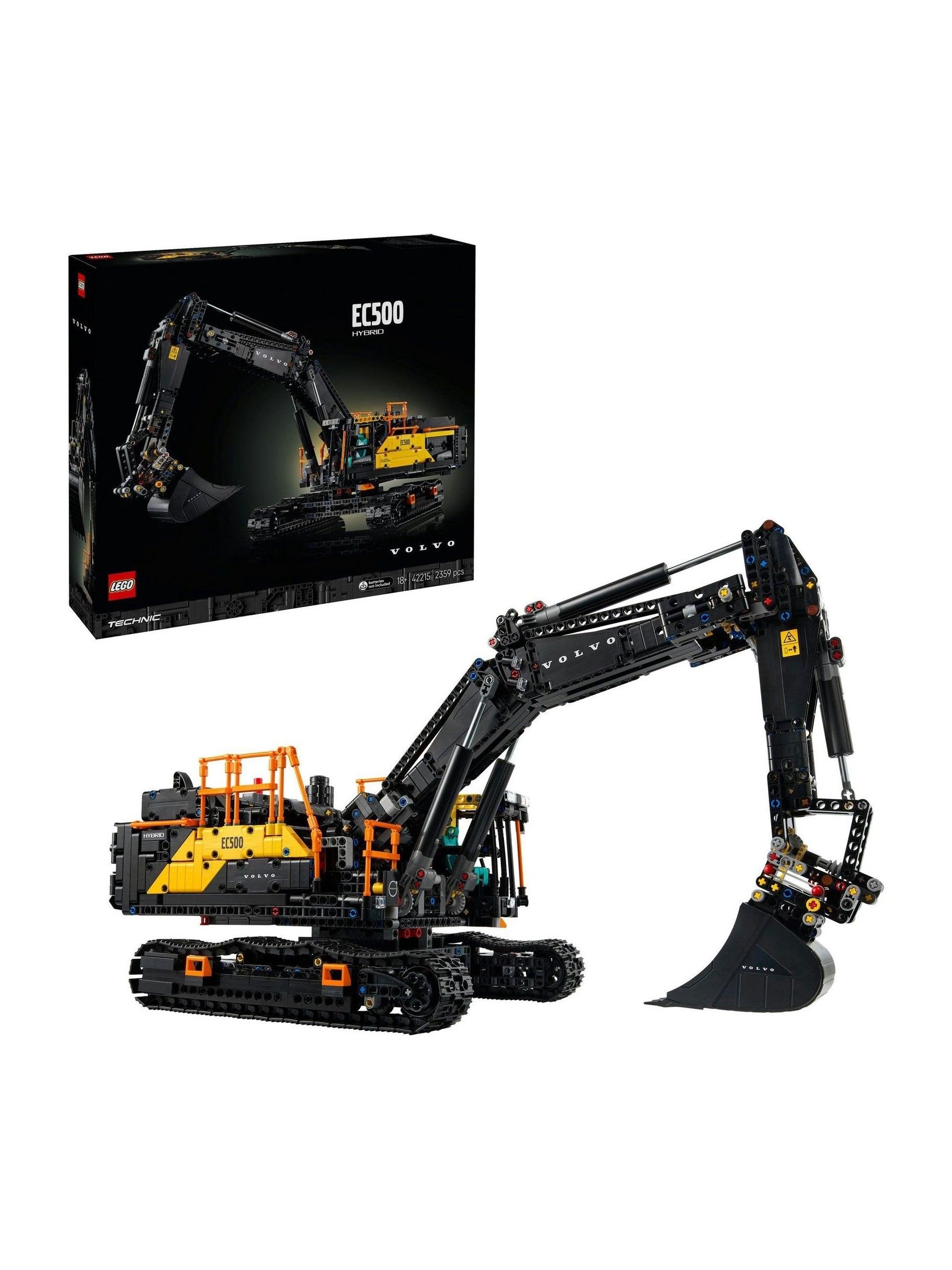 Lego Unisex Technic Volvo Ec500 Hybrid Excavator Building Set 42215 - Immagine 1