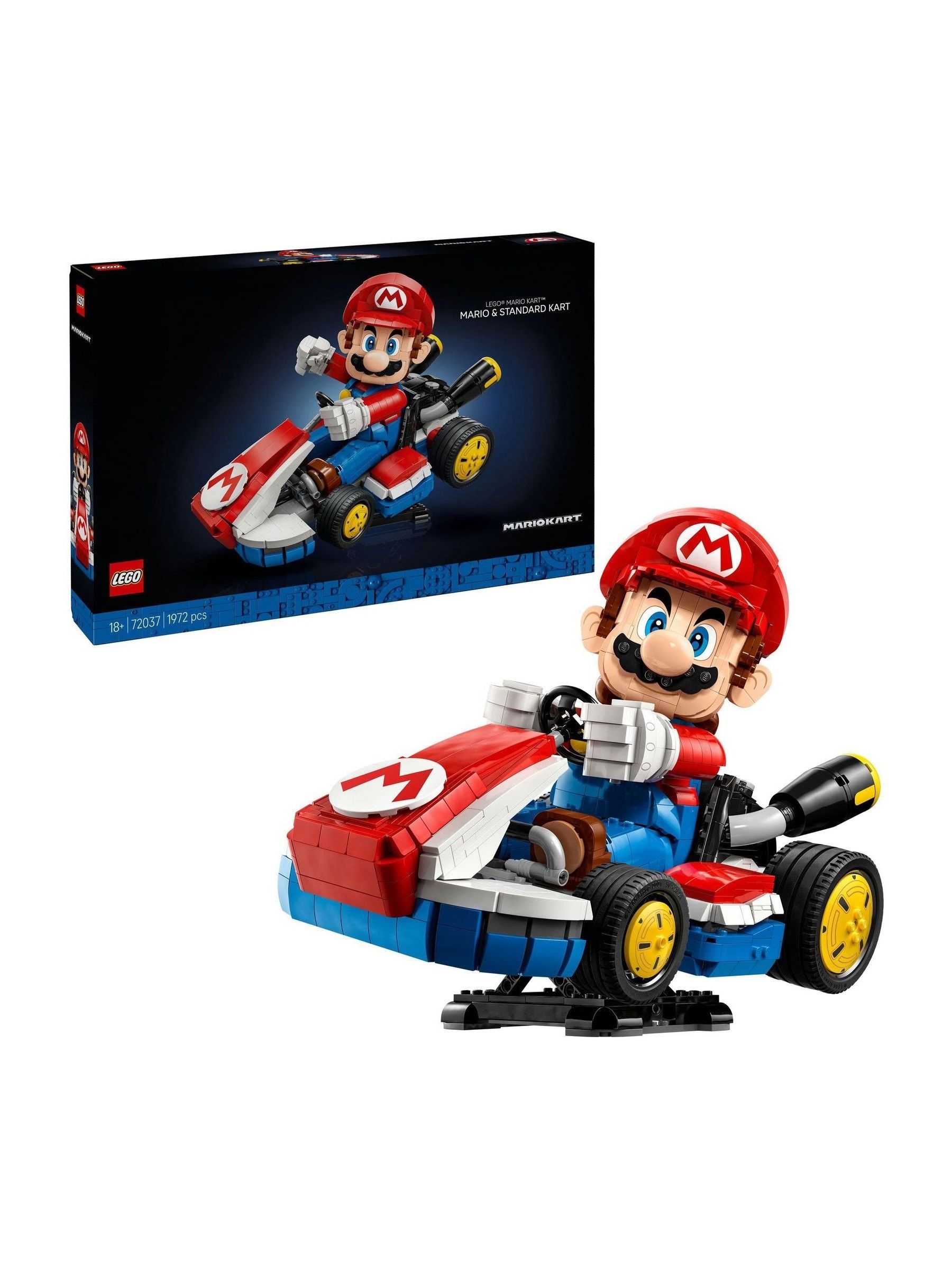 Lego Mario Kart: Mario E Kart Standard 72037 Set per Adulti - Immagine 11
