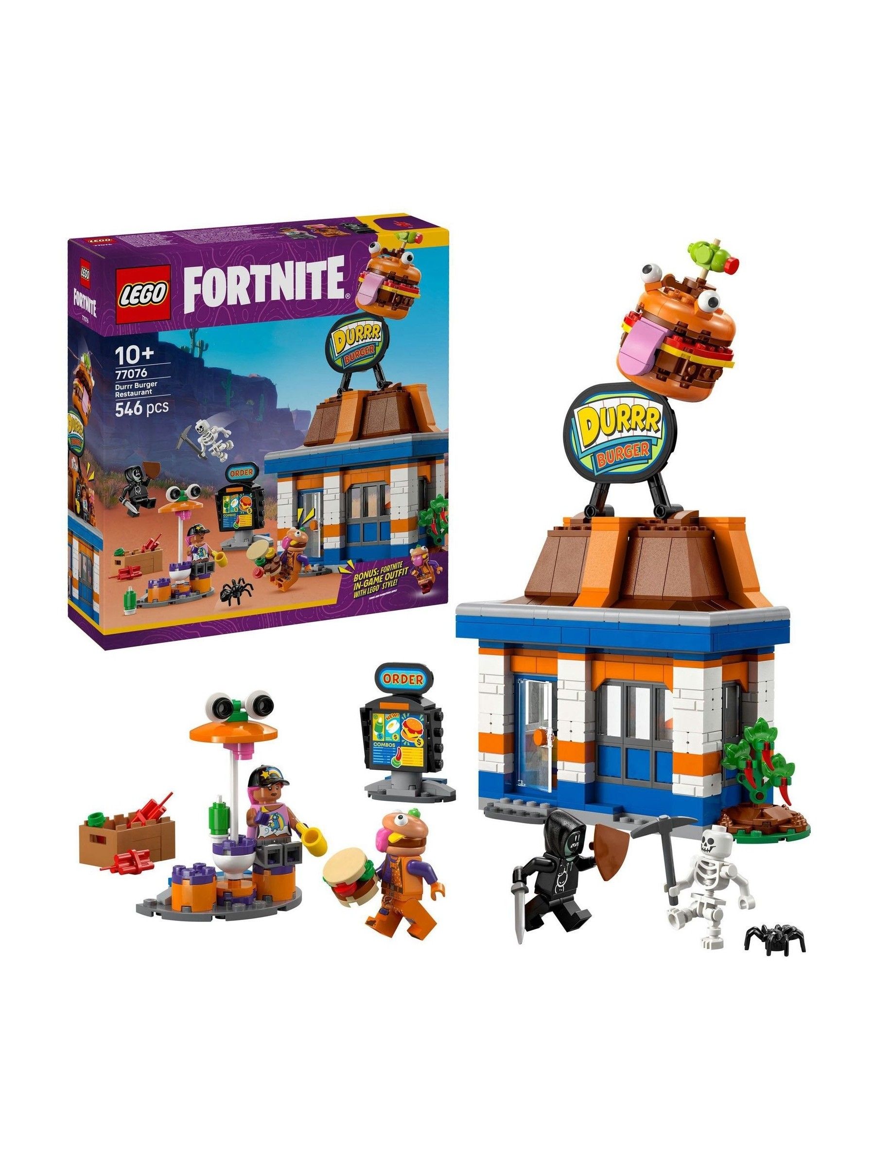 Lego Fortnite 77076 Restaurante Hamburrrguesa - Imagen 6