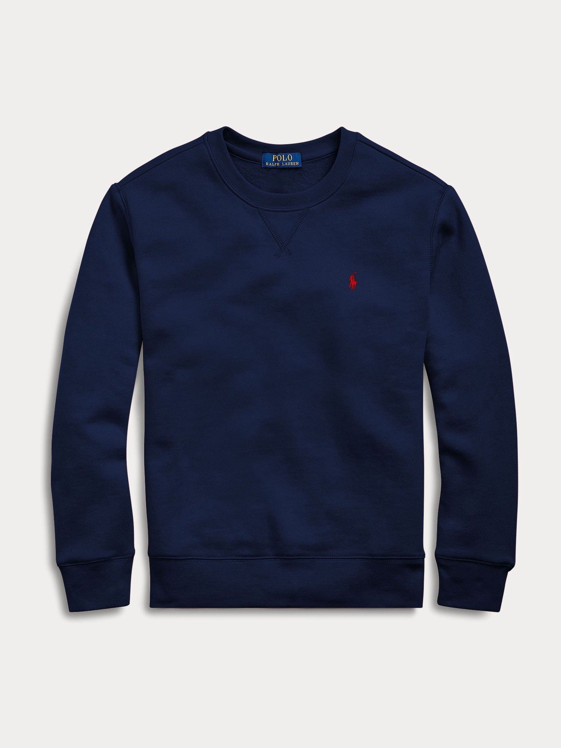 Polo Ralph Lauren Blue Jersey Logo Sweatshirt