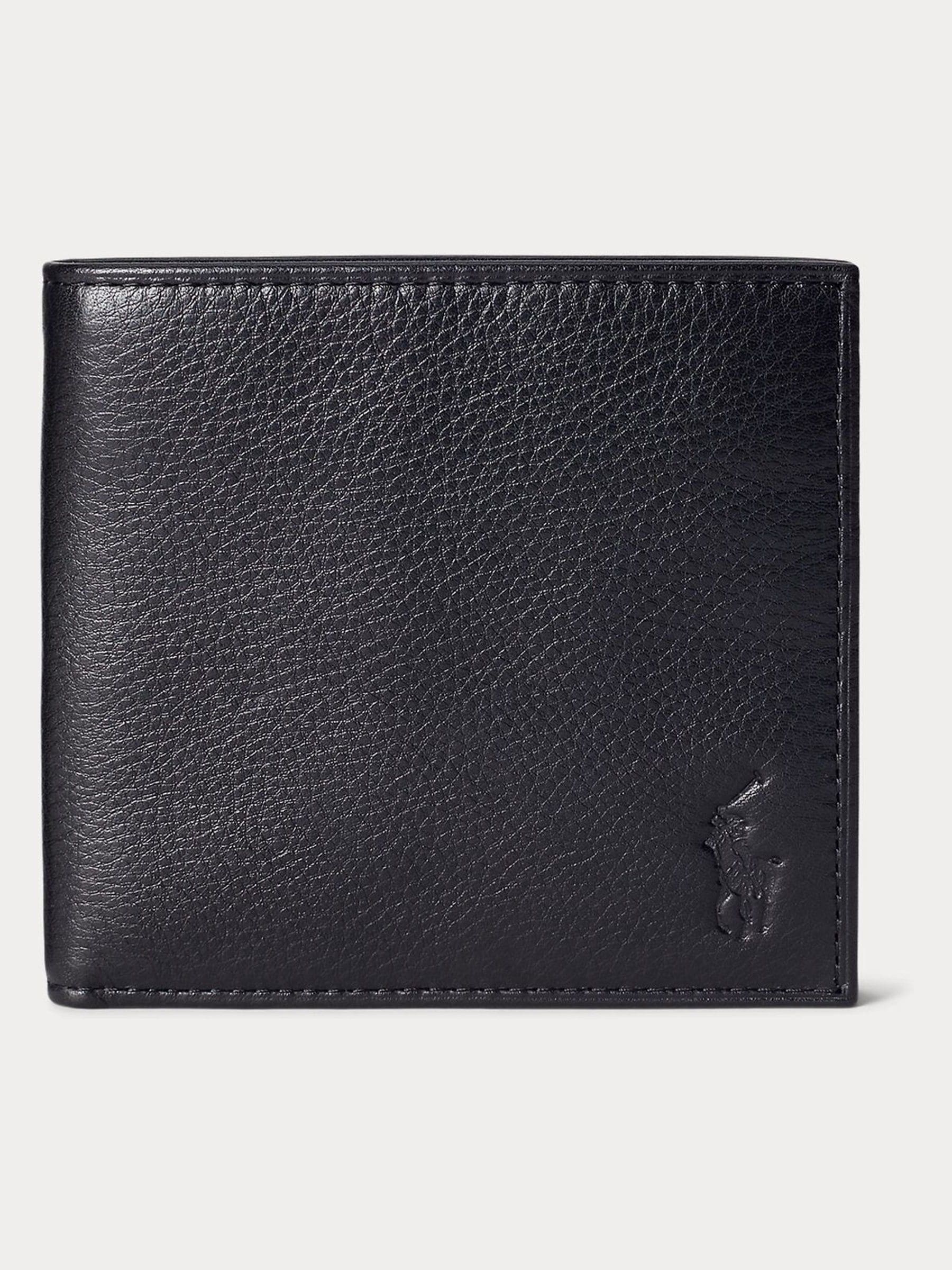 Polo Ralph Lauren Black Billfold Leather Wallet