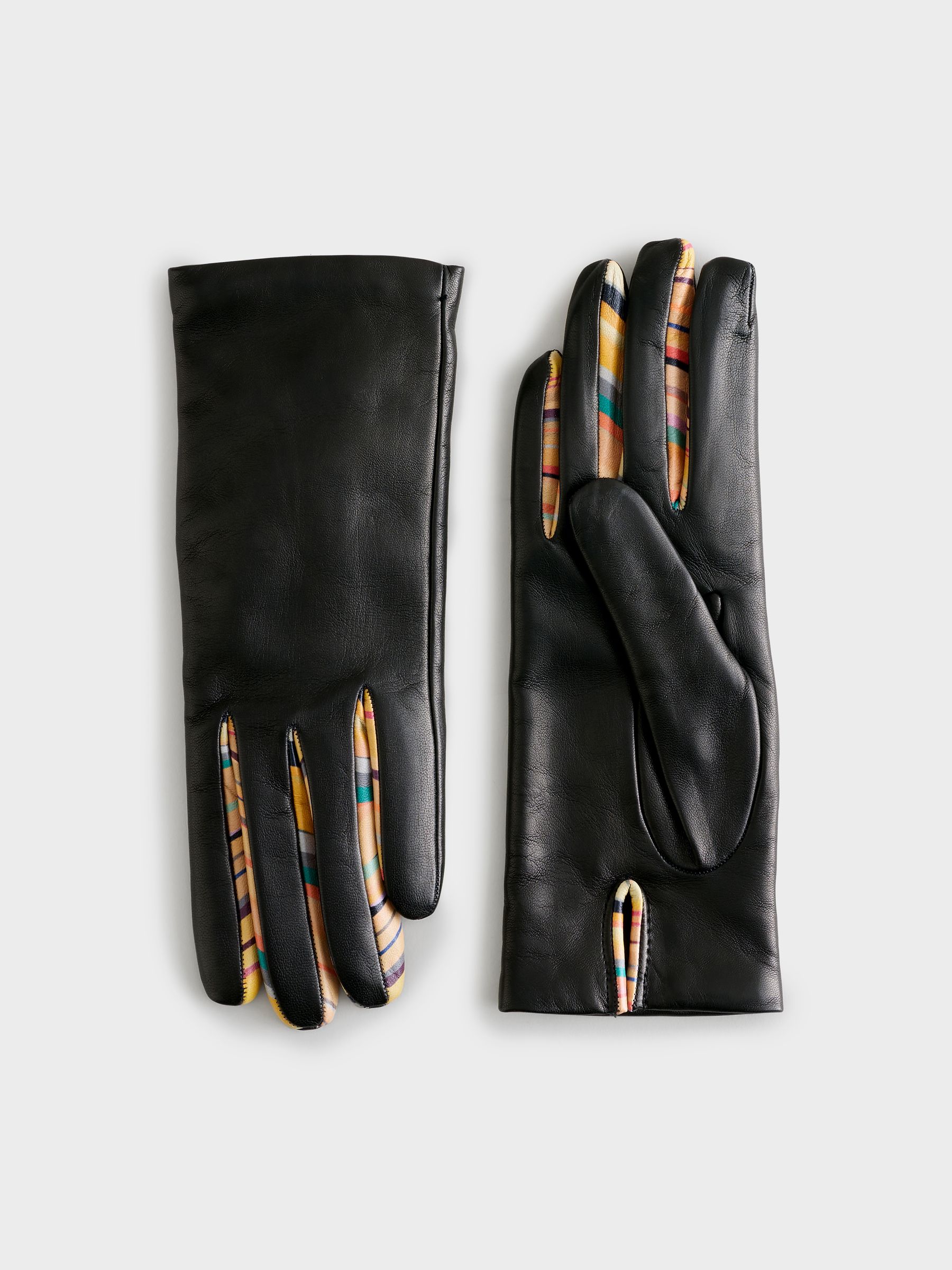 PS Paul Smith - Gants - Femmes - Cuir - Noir
