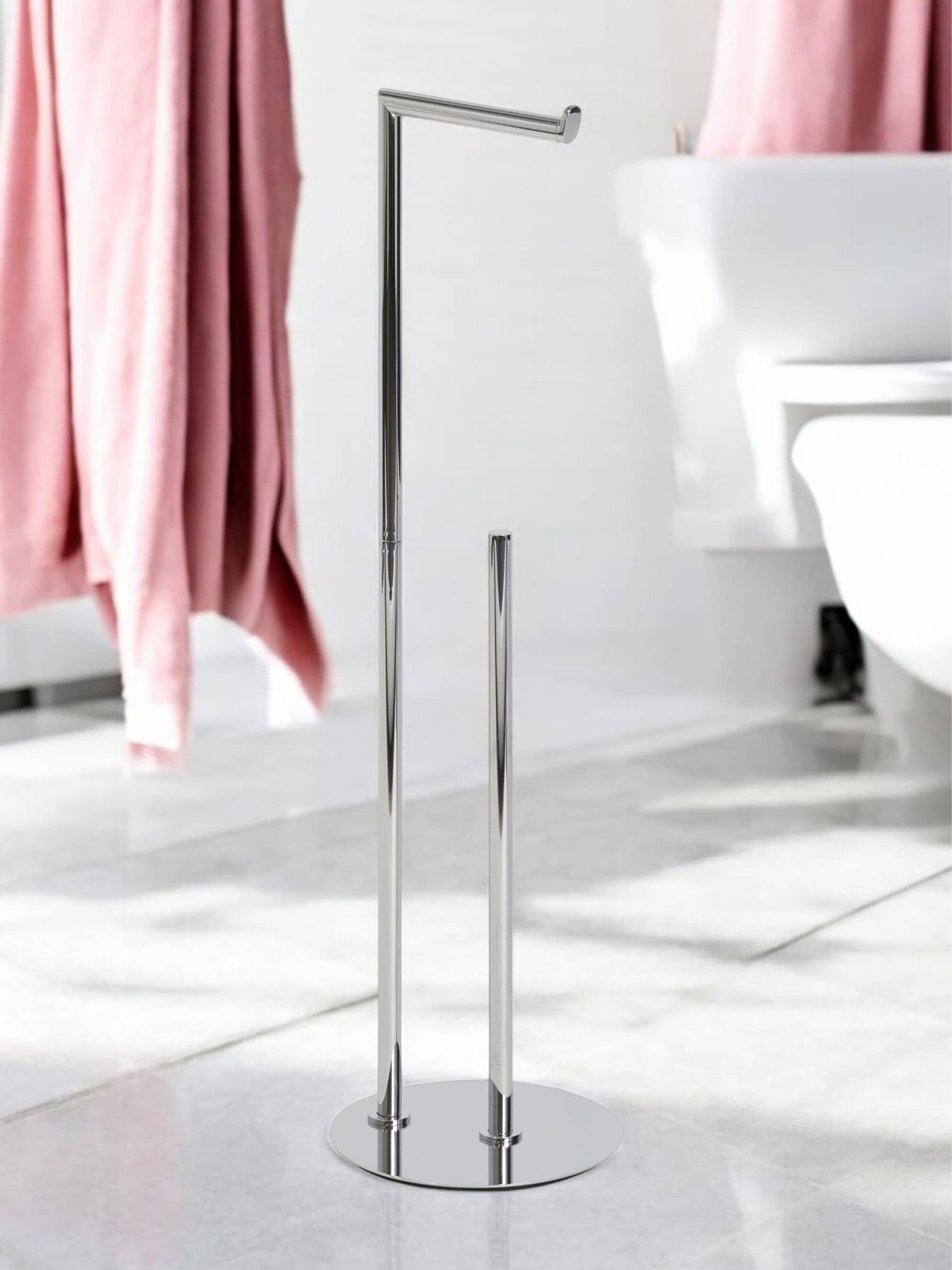 Showerdrape Belgravia Toilettenpapierhalter Und Ersatz-Kombination - Image 1