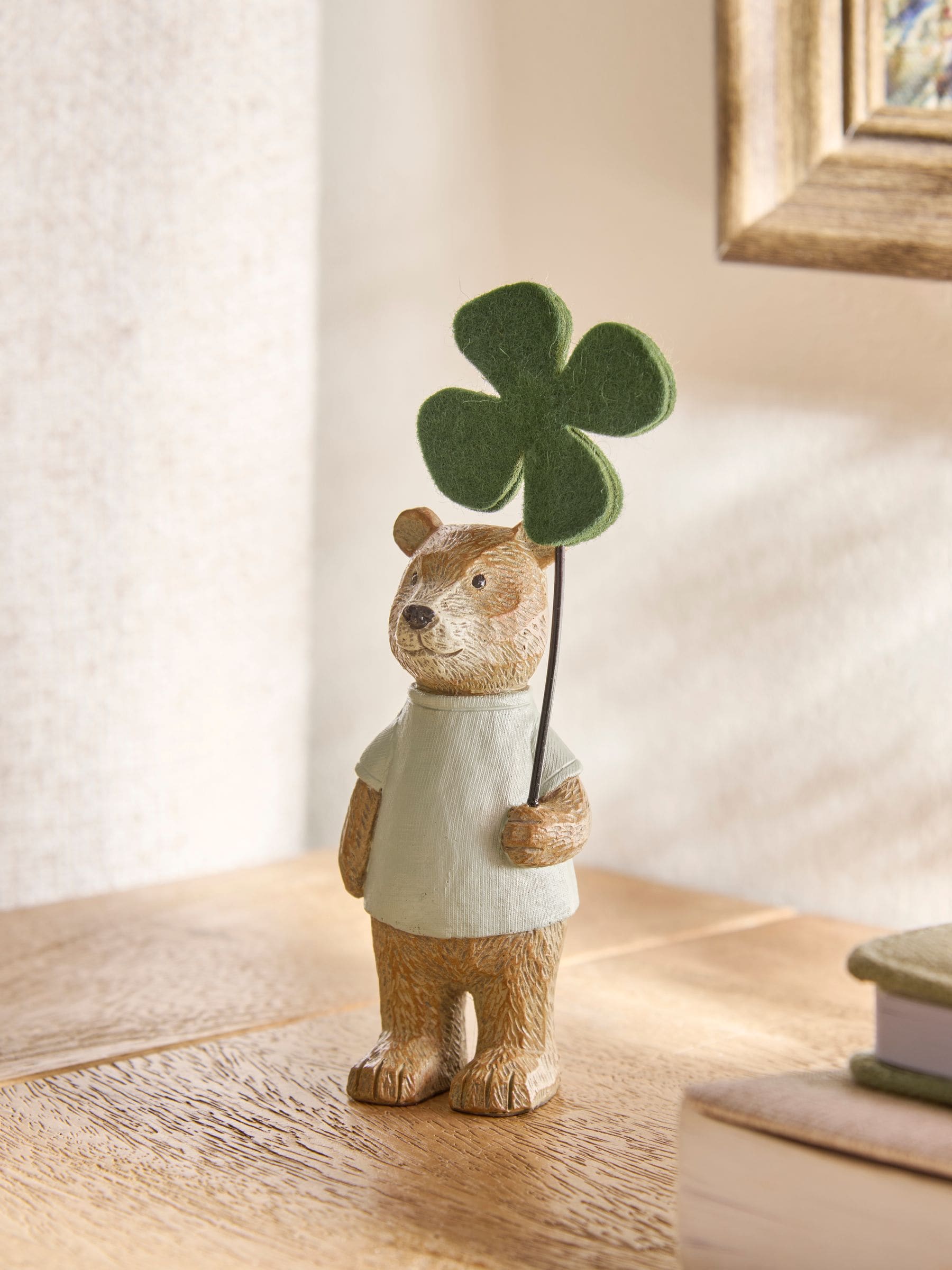 Next Natural Bertie The Bear Good Luck Ornament