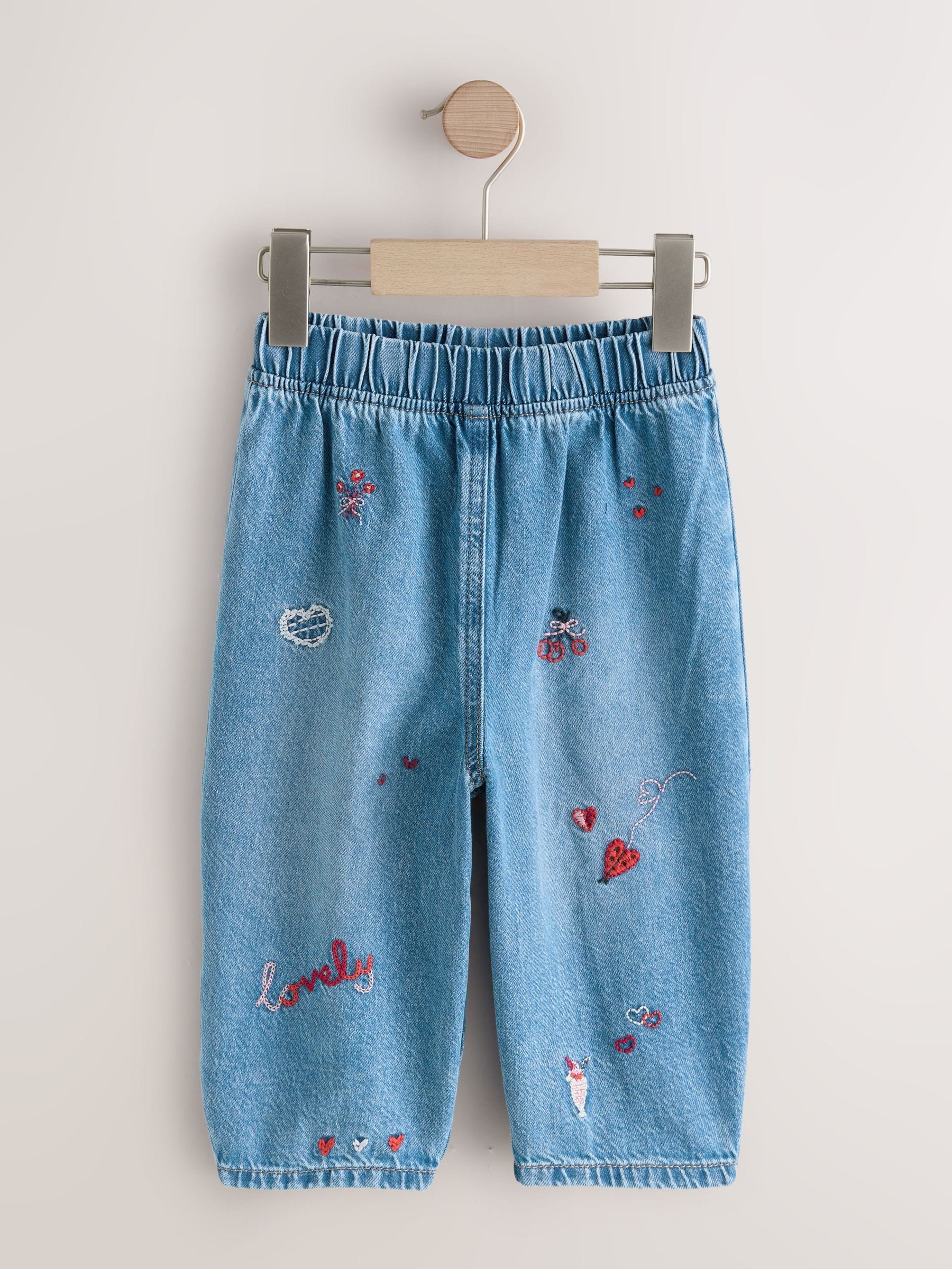 Next Geborduurde Jeans Van Galentines (3Mnd-7Jr)