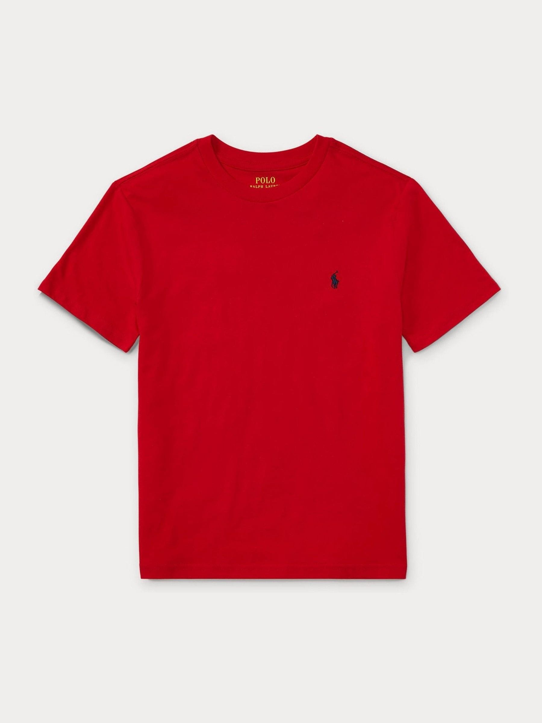 Polo Ralph Lauren Red Jersey Short Sleeve T-Shirt