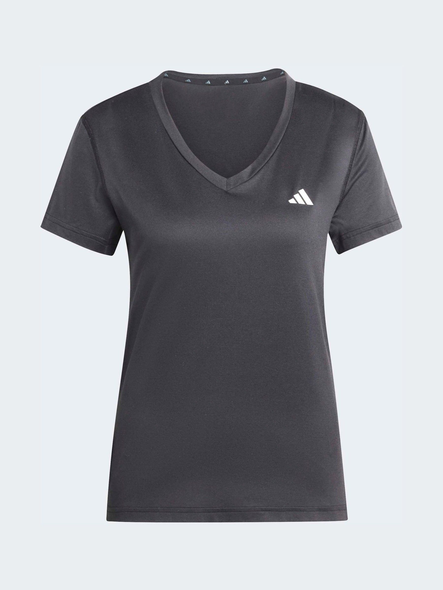Adidas Performance Camiseta deportiva con cuello en pico Essentials. Talla L. Color - Imagen 5