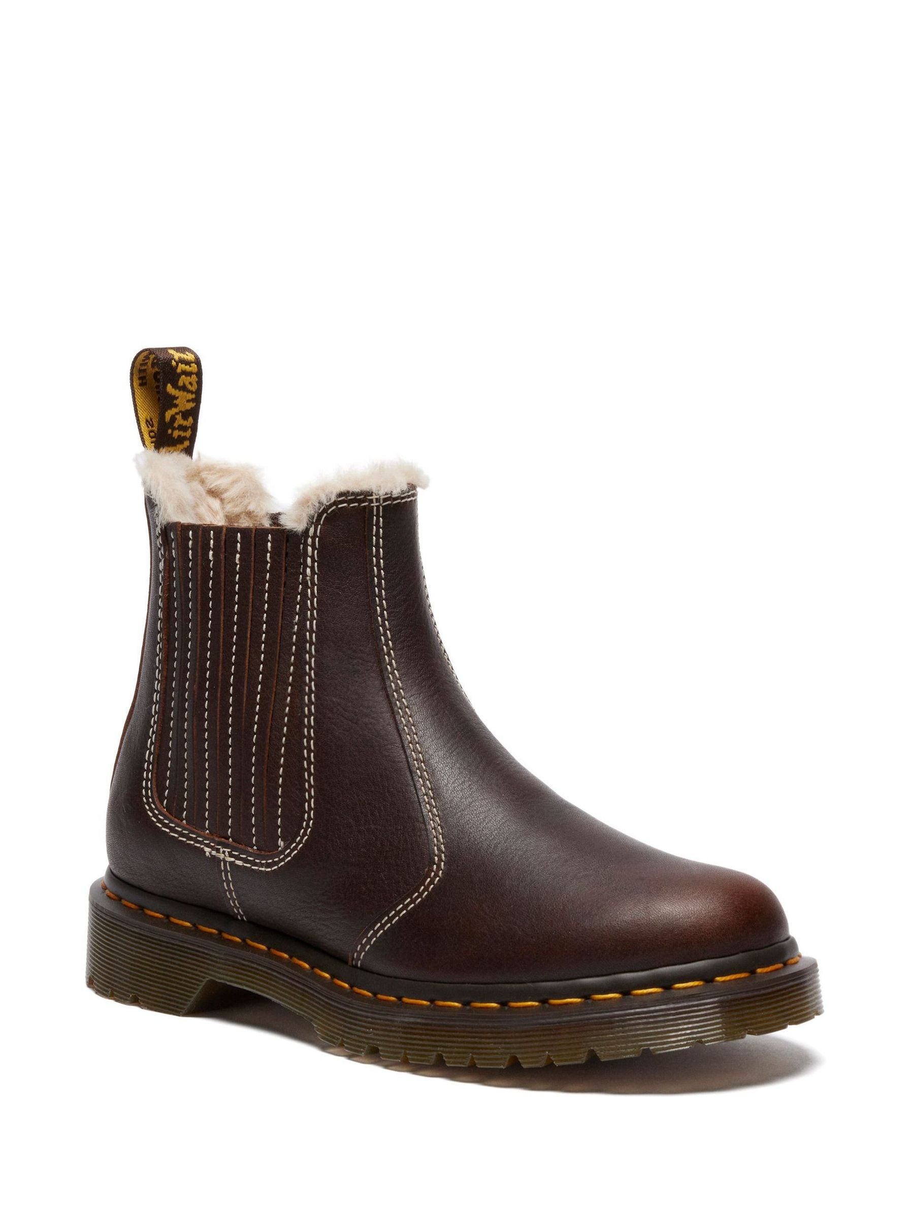 Dr. Martens Brown 2976 Leonore Grizzly Shoes