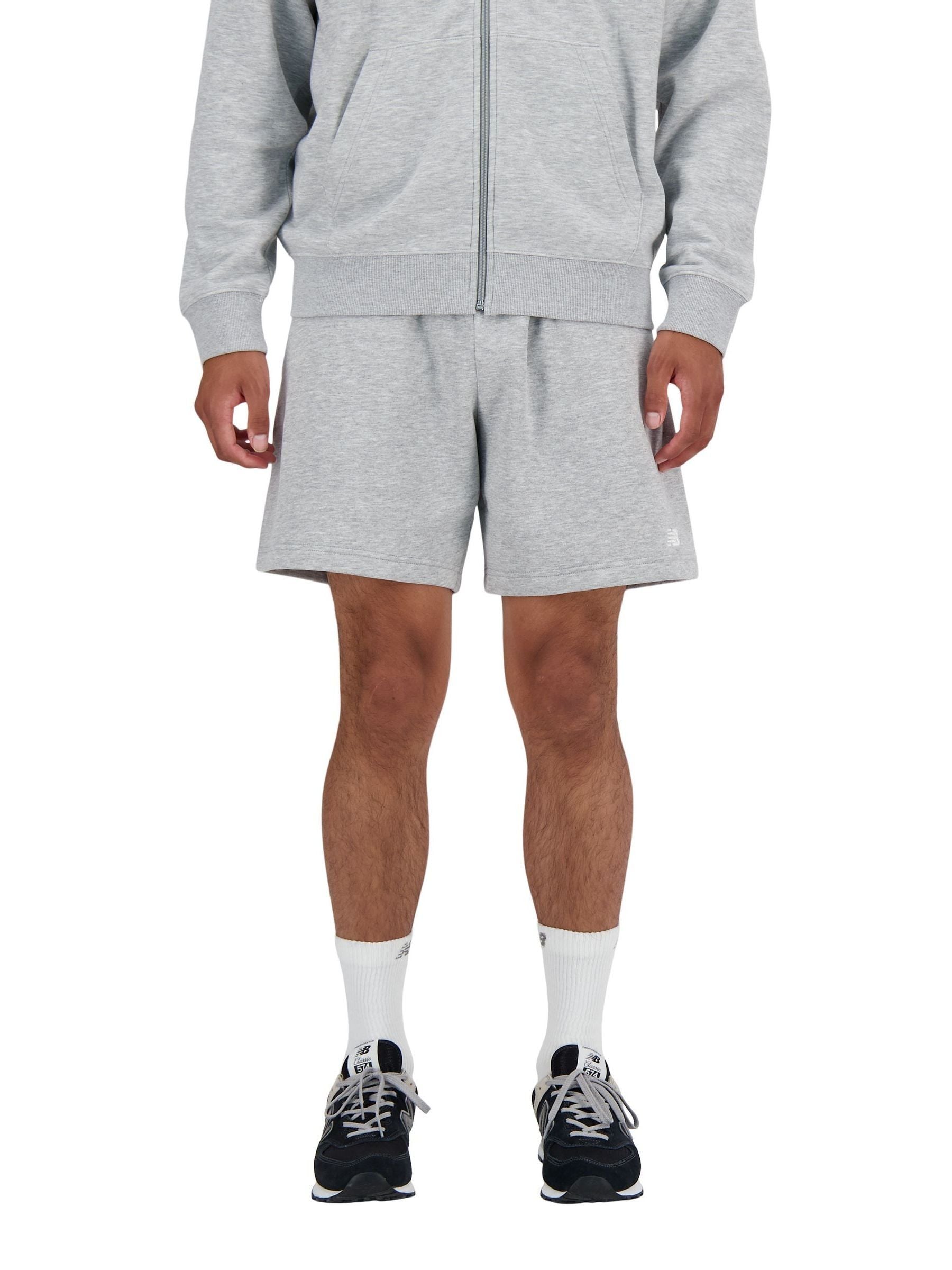 New Balance Miesten Harmaa Sports Essentials 7Inch Fleece Shorts