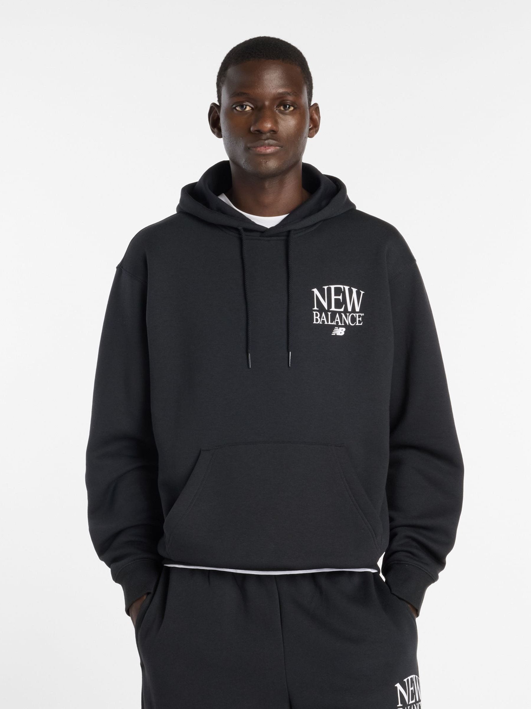 New Balance Black Reimagined Fleece Hoodie