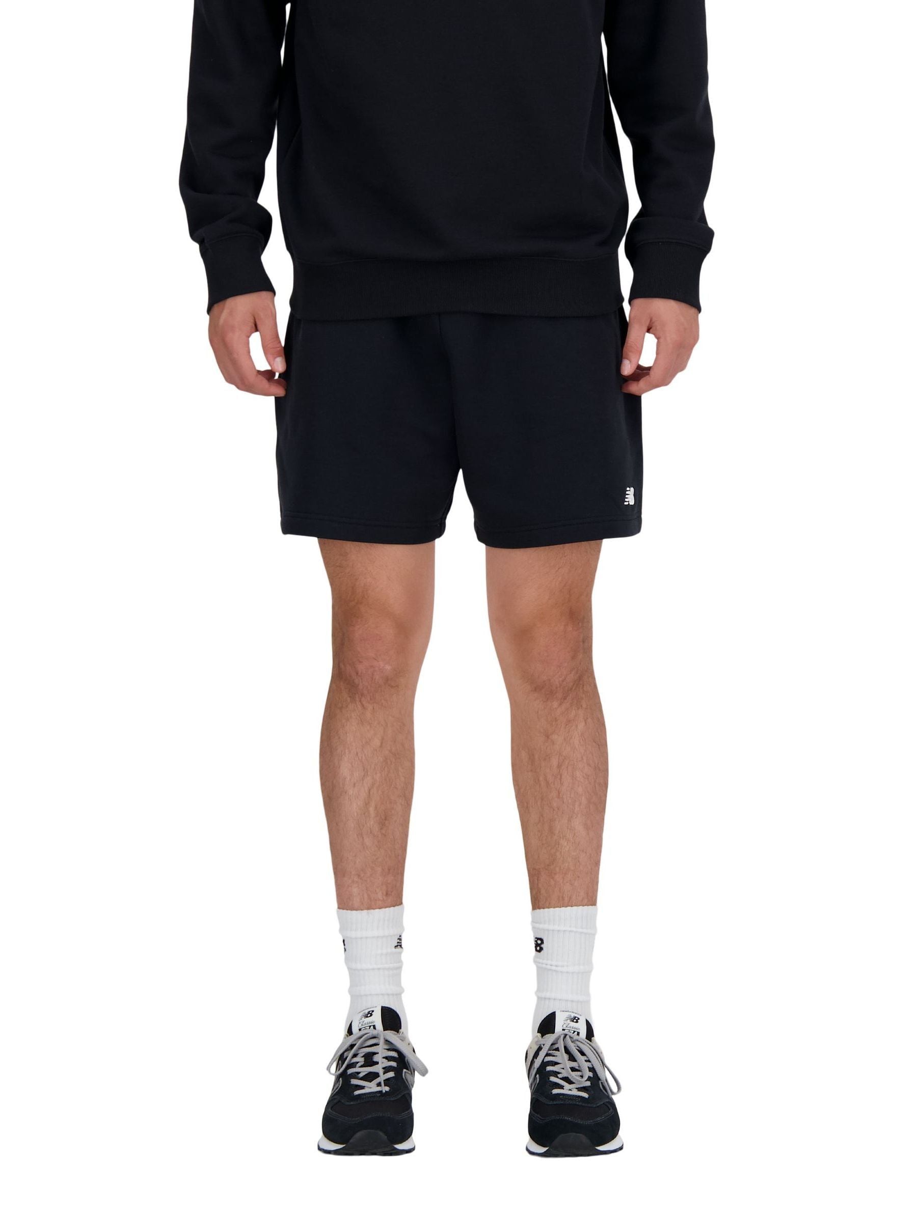 New Balance Miesten Musta Sports Essentials 7Inch Fleece Shorts