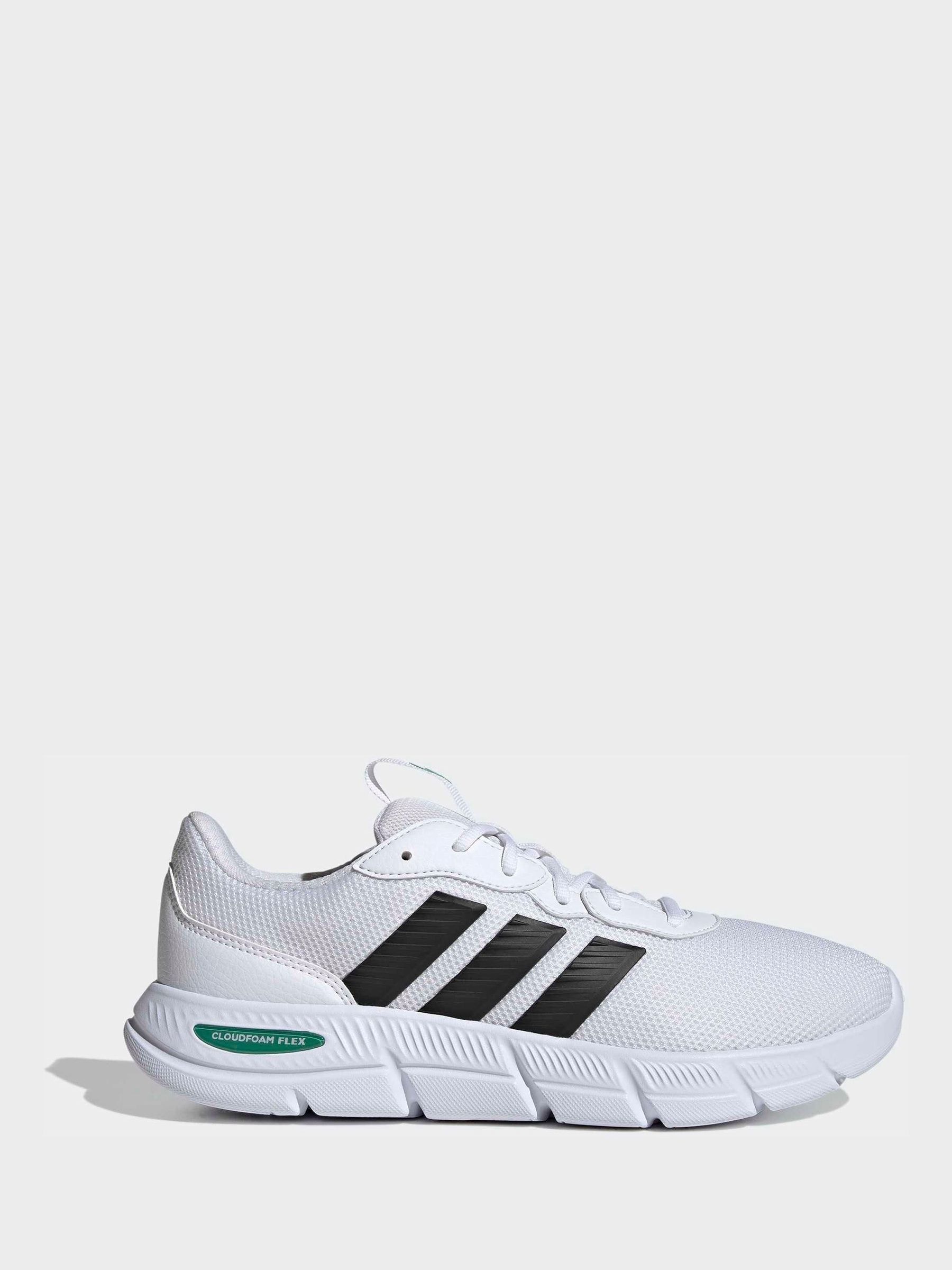 Adidas Uomo Bianco Scarpe Da Ginnastica Cloudfoam Flex Laces - Immagine 1