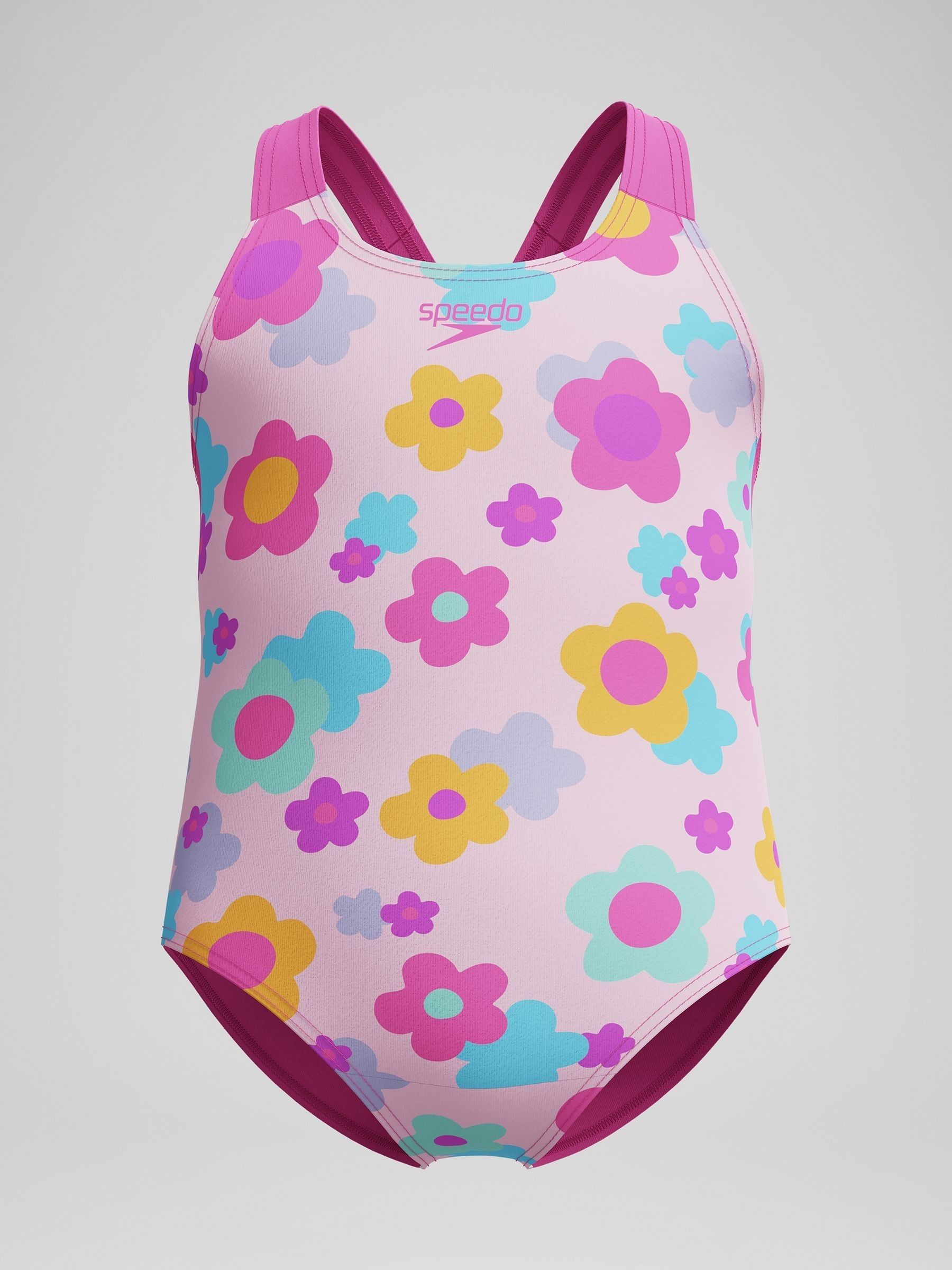 Speedo Print Racerback Swimsuit