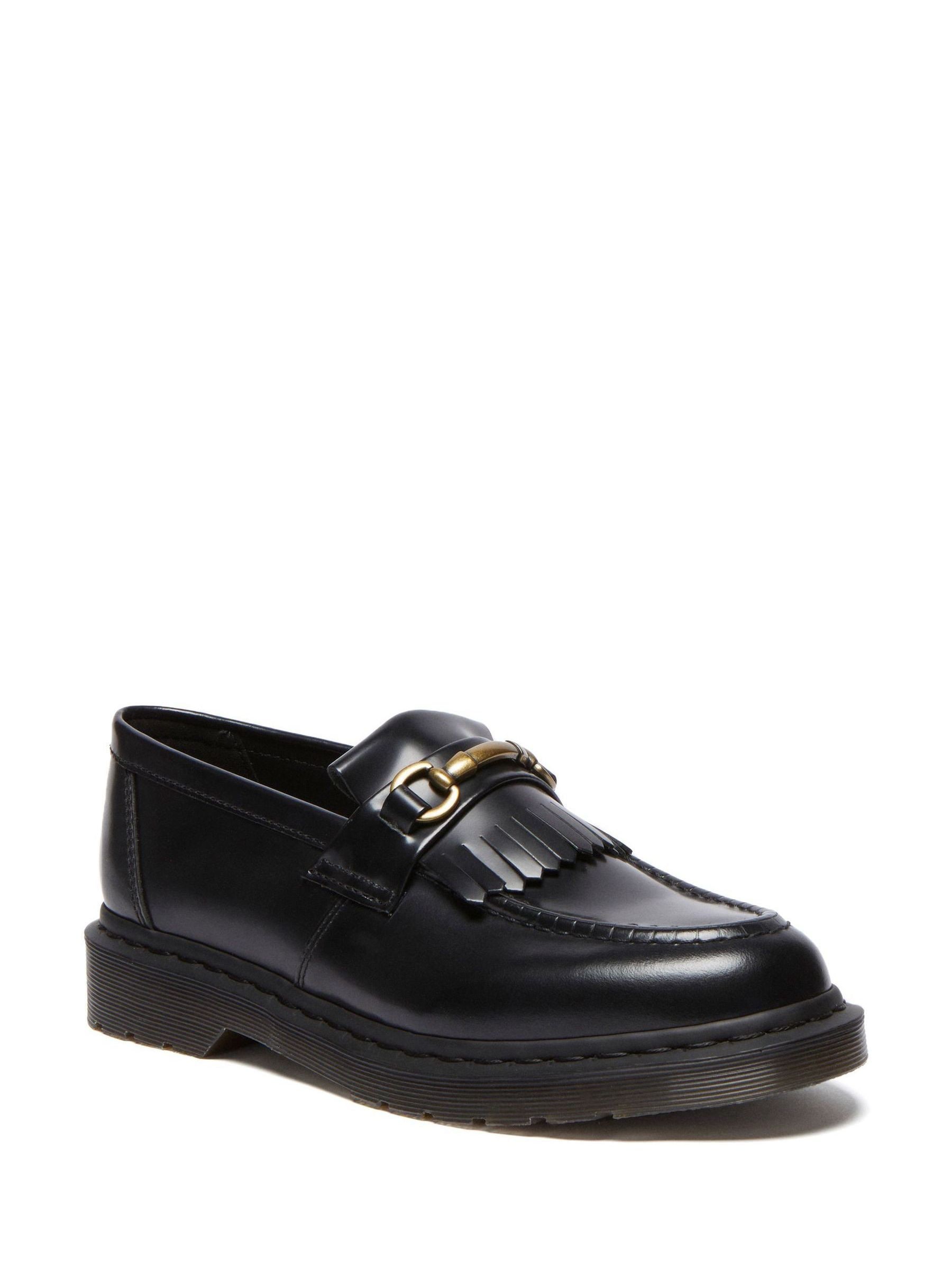 Dr. Martens Naisten Musta Adrian Snaffle Loafers Polished Smooth