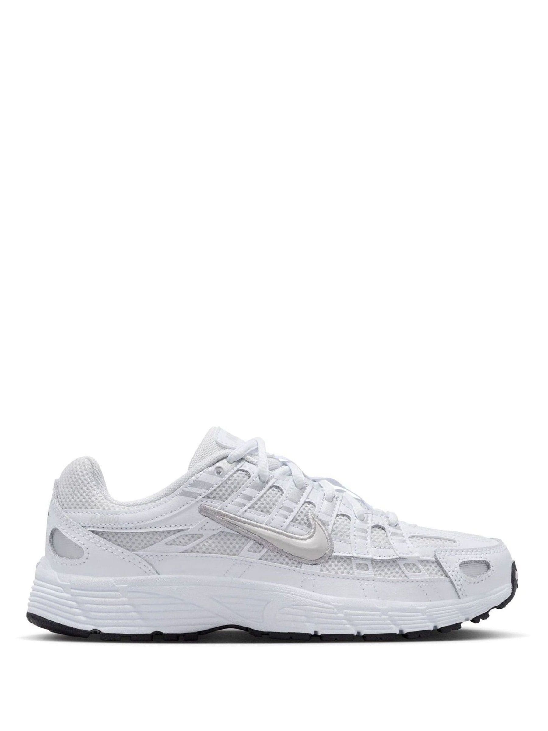 Nike Silver White Youth P6000 Trainers
