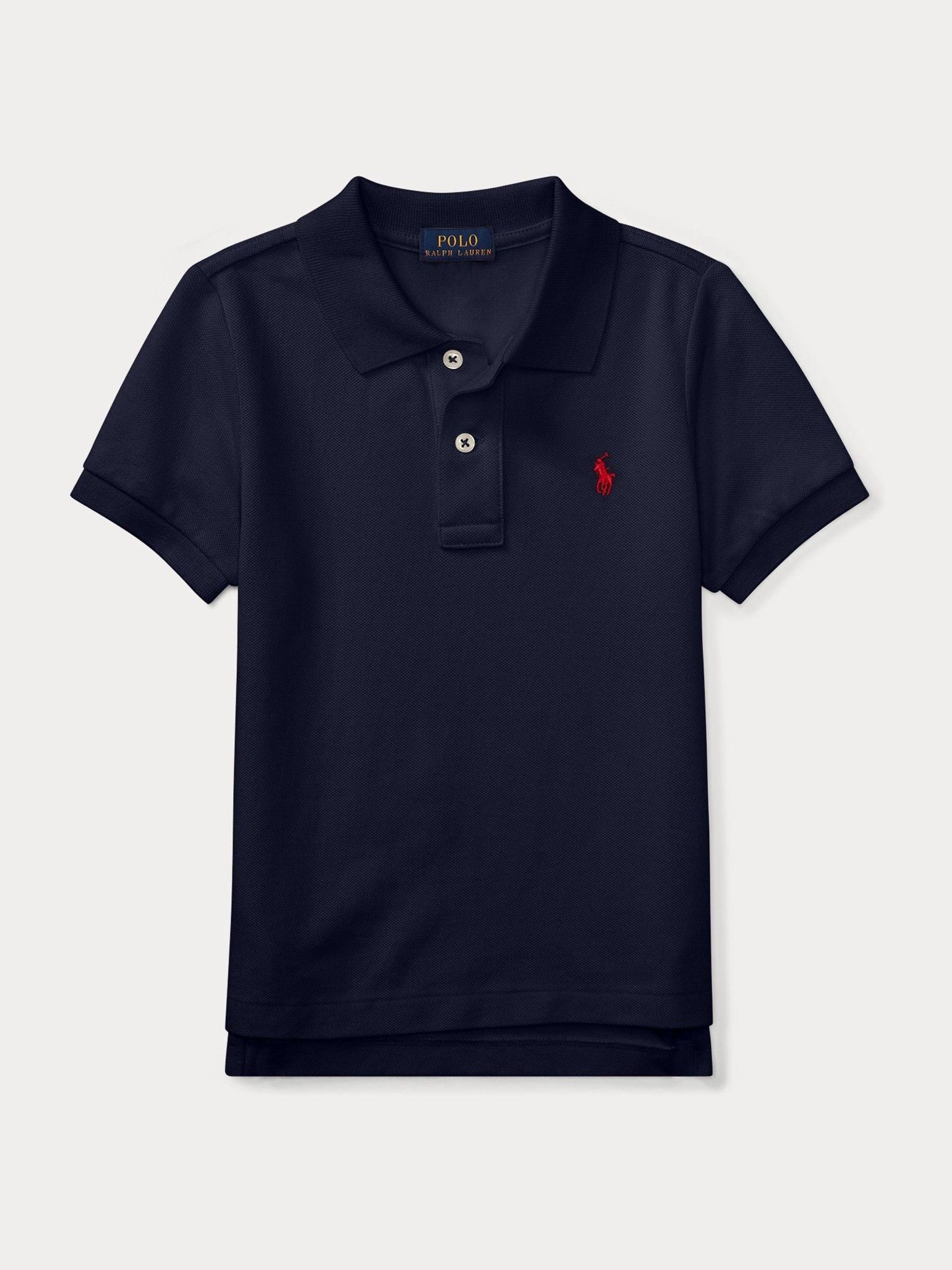 Next - Polo Ralph Lauren Chłopcy Navy Cotton Pique Polo Shirt