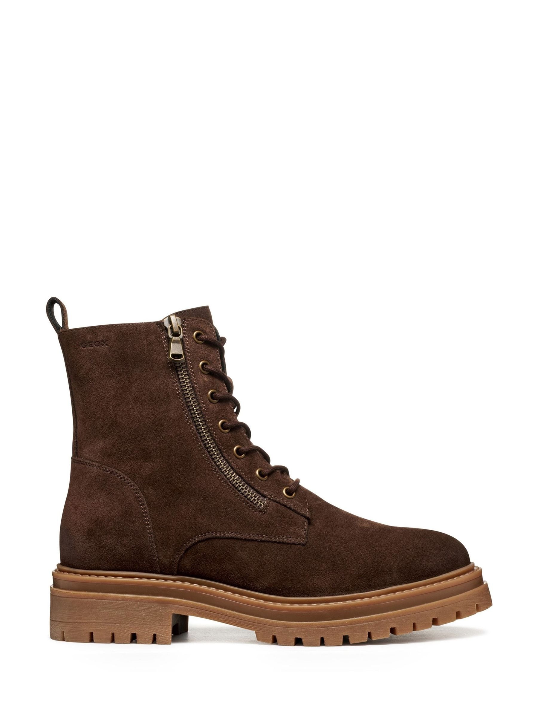 Geox Brown D Iridea F Ankle Boots