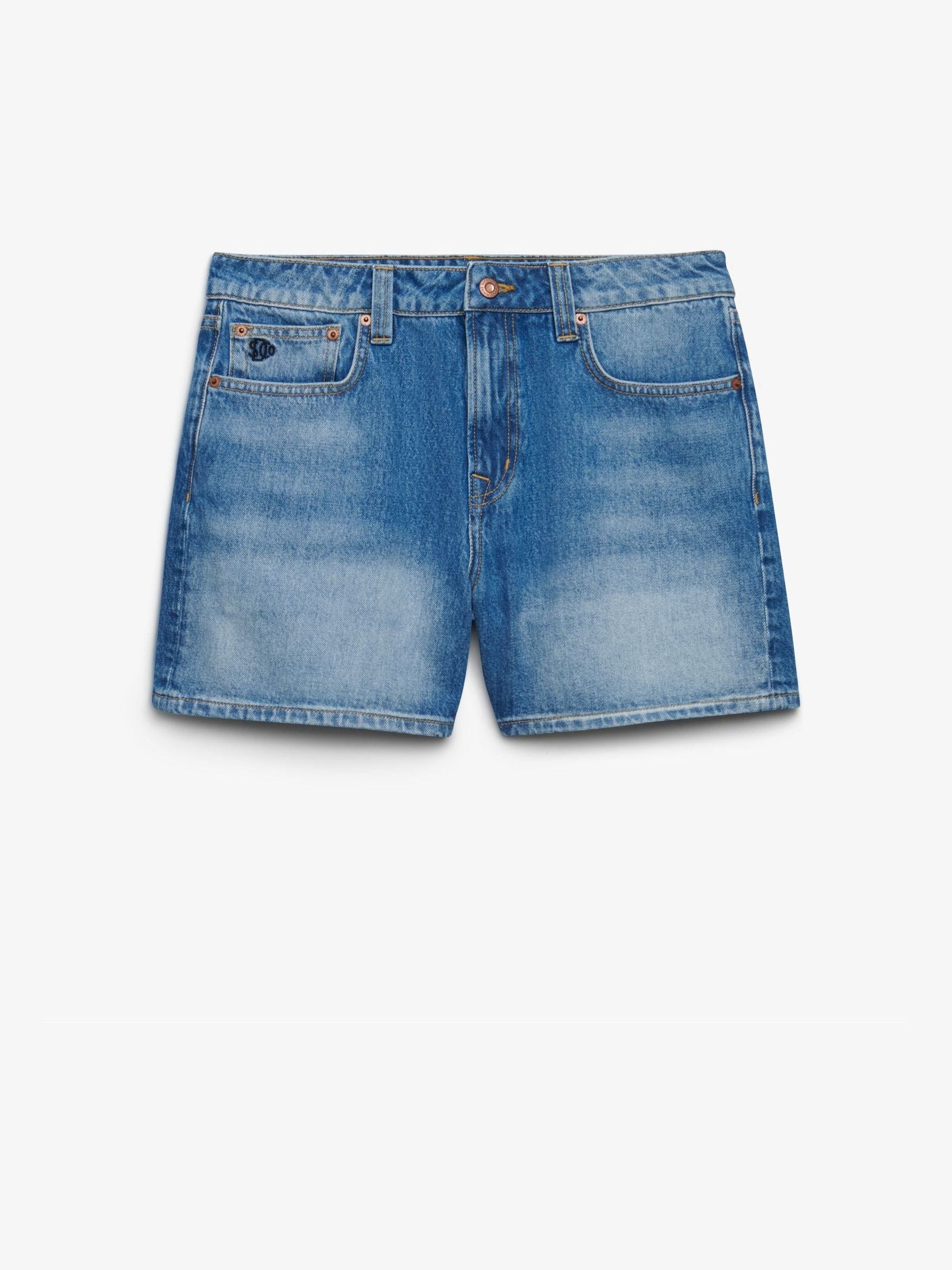 Superdry Damen Blau Jeans-Shorts - Bild 2