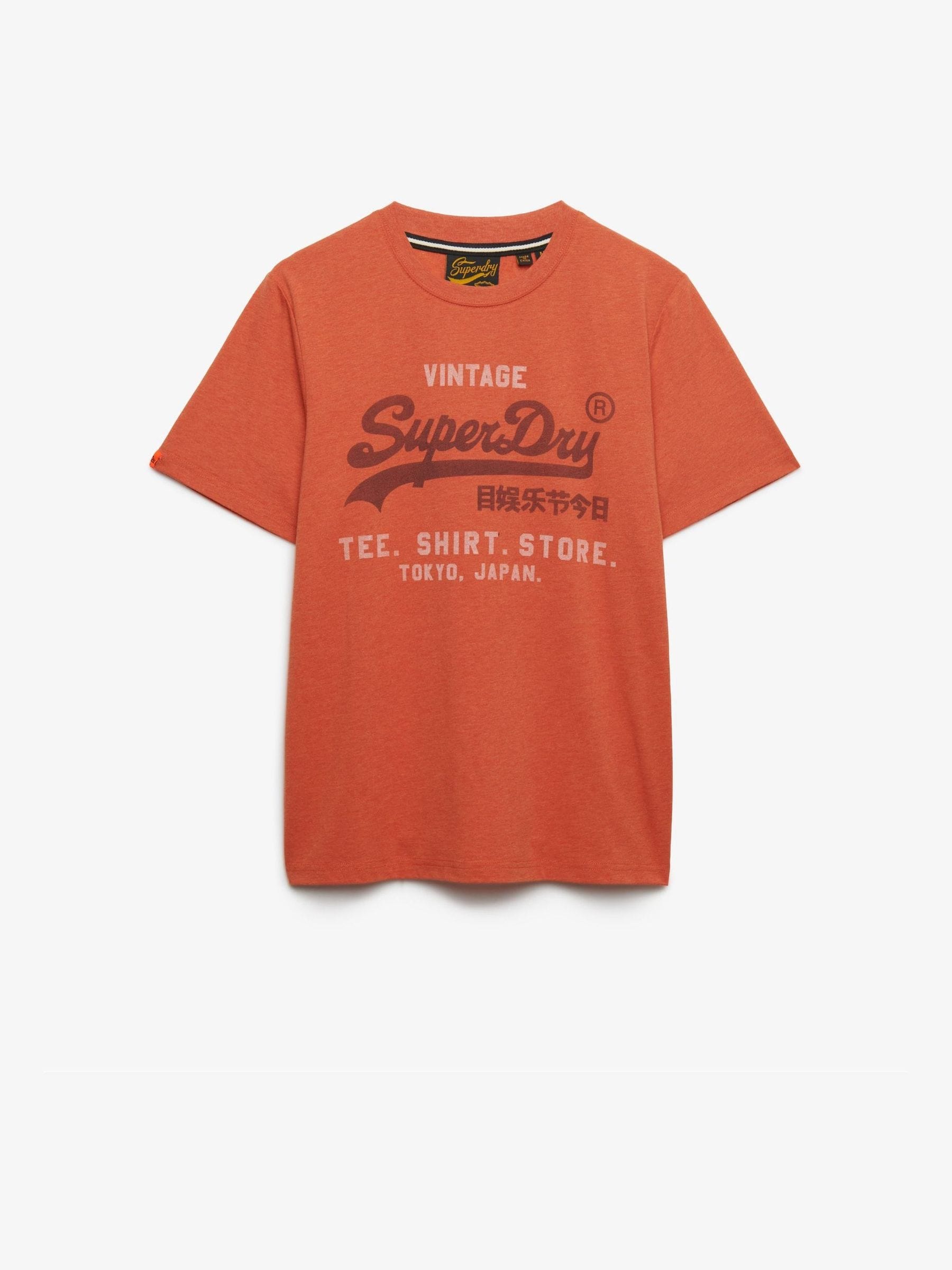 Superdry Orange T-Shirt Vl Heritage - Bild 5