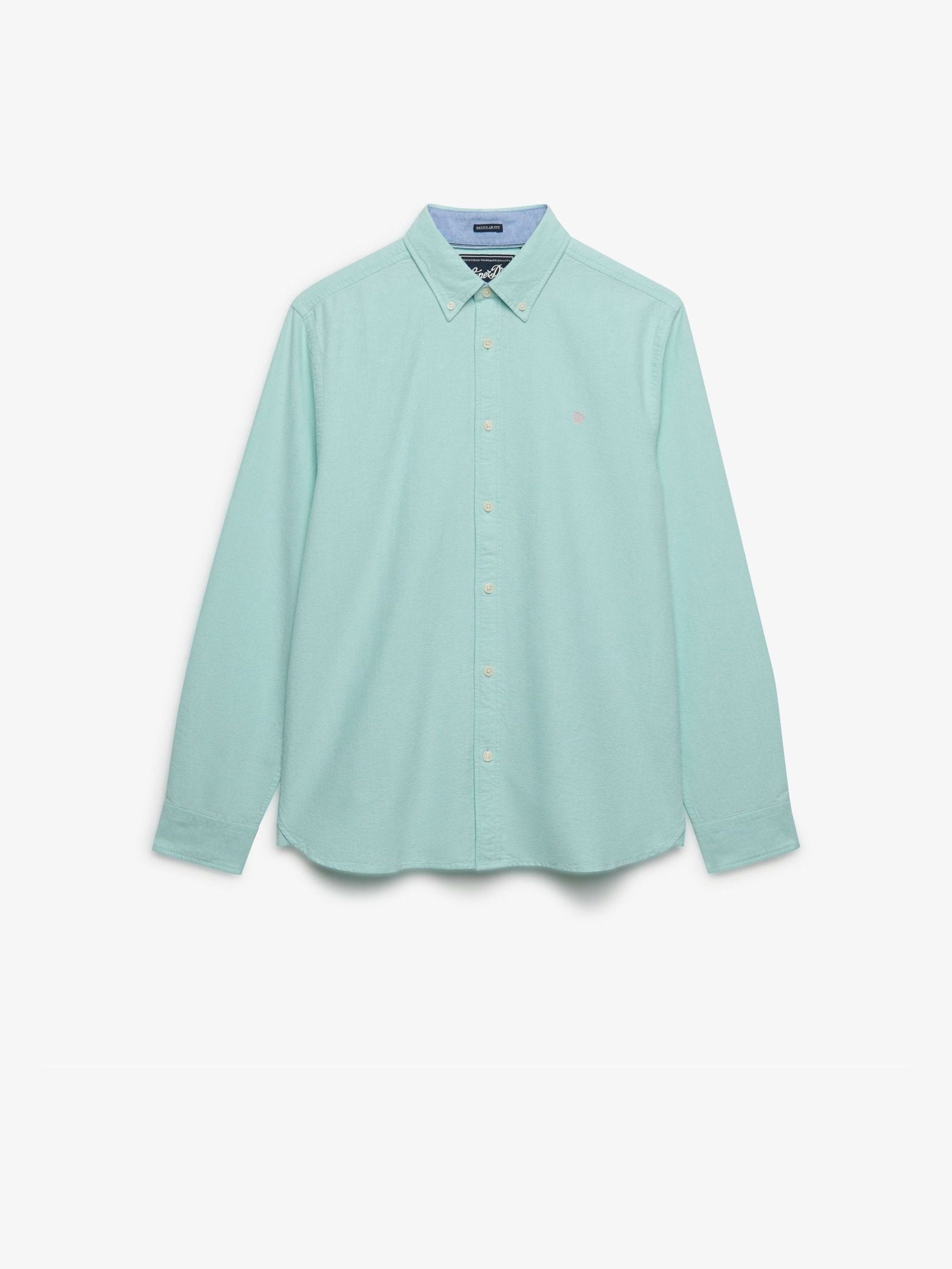 Superdry Grün Langarmshirt Preppy Oxford - Bild 3