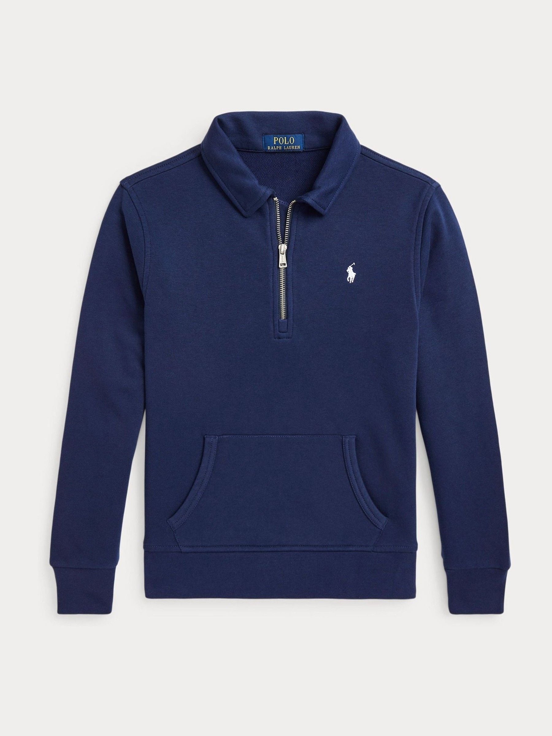 Polo Ralph Lauren Blue Quarter Zip Sweatshirt