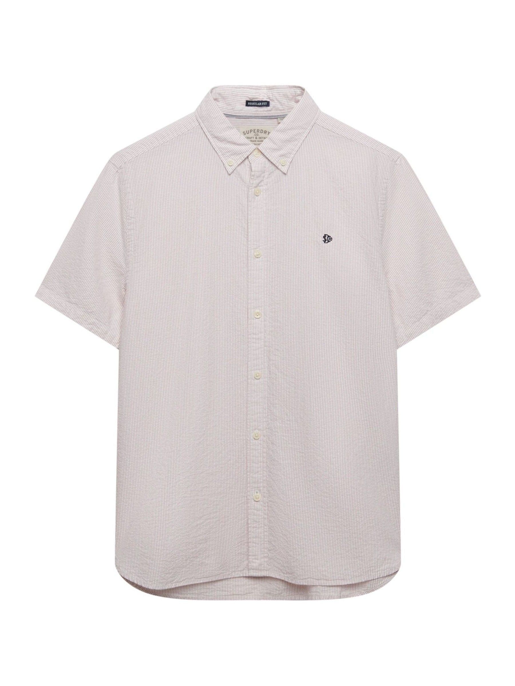 Superdry Herren Beige Hemd Classic Seersucker - Bild 2