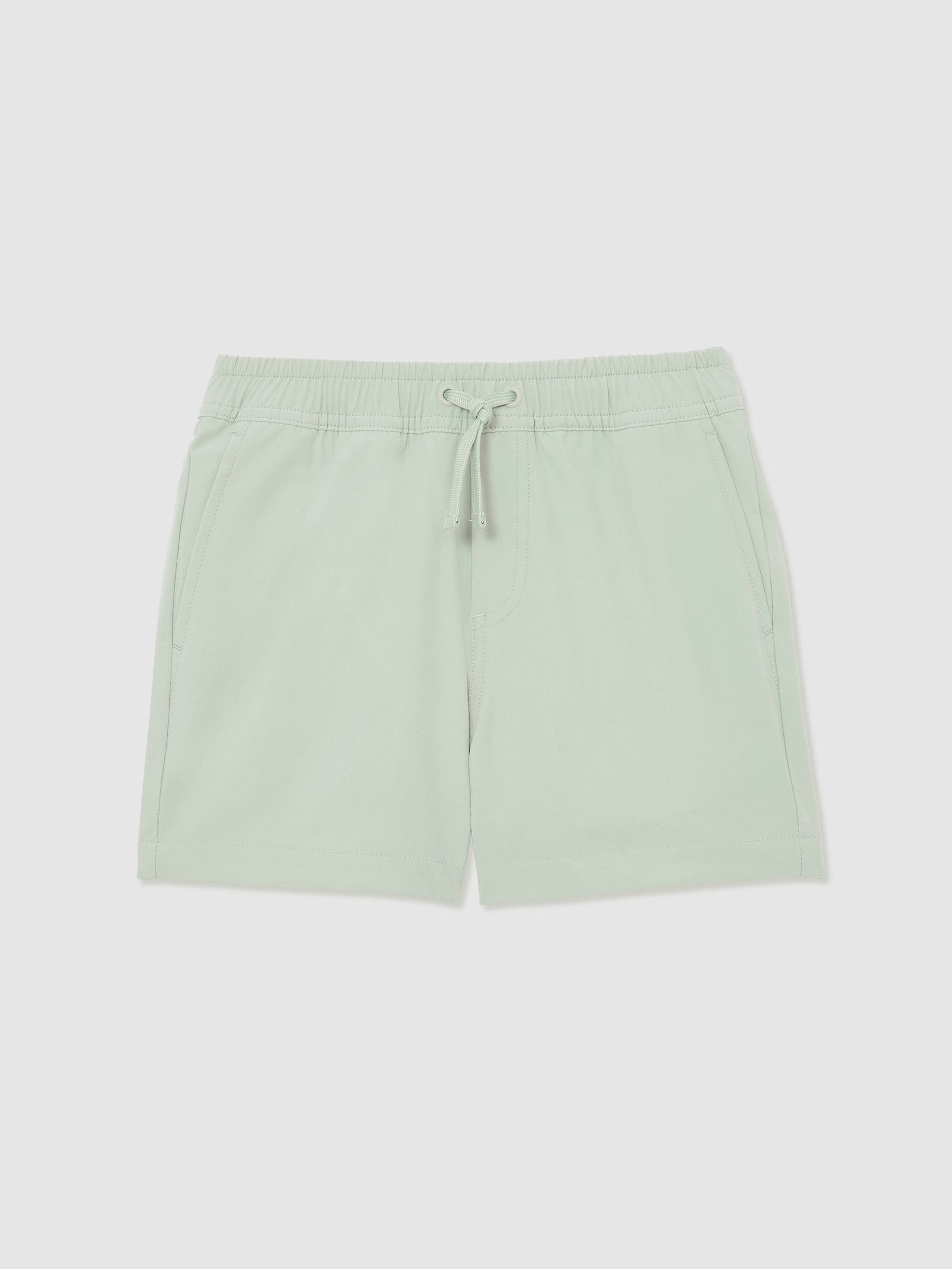 Reiss Miesten Mint Green Cliff 13-14 Yrs Printed Drawstring Swim Shorts