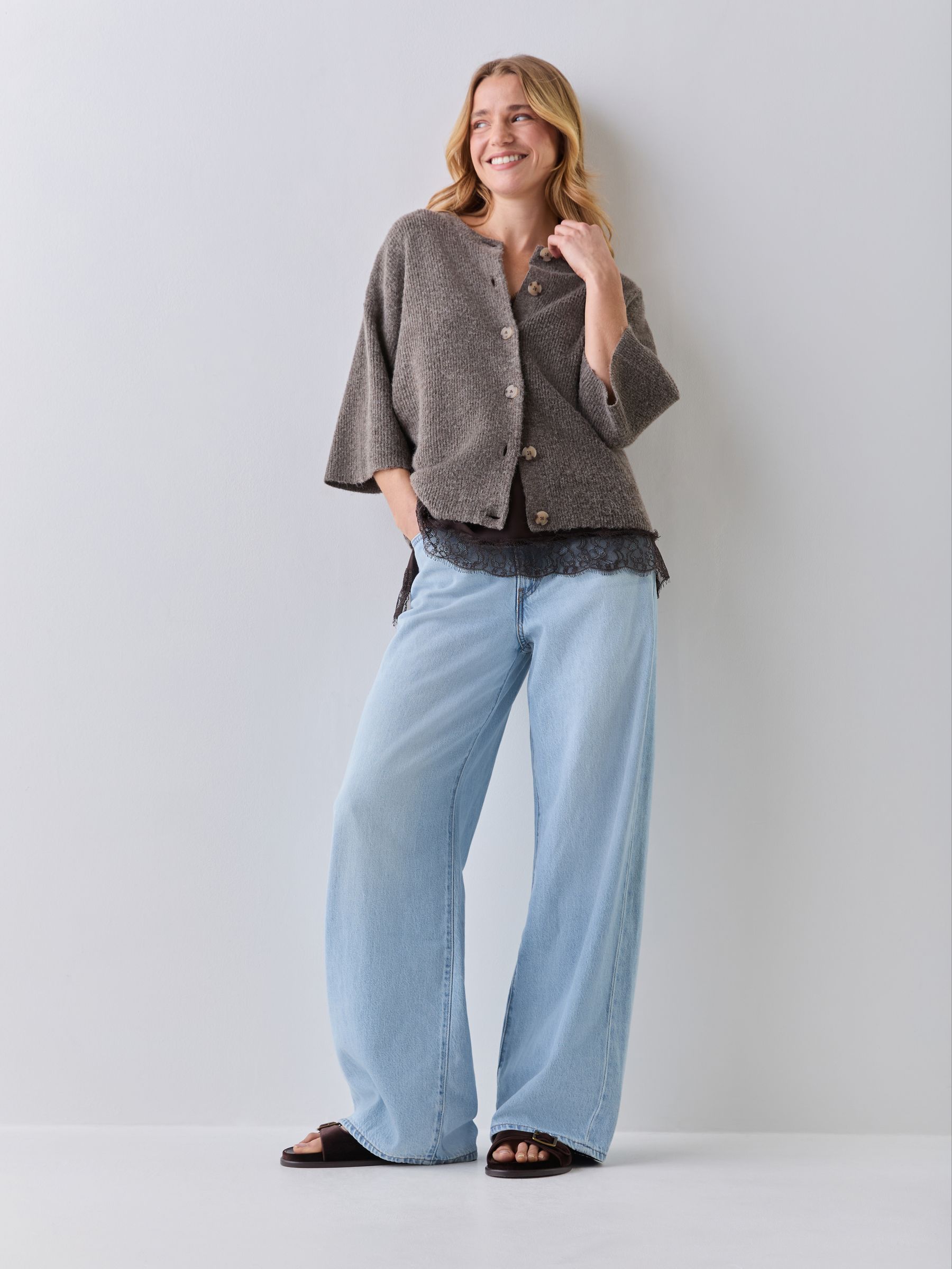 Levi's Levi's Blue Nightly Routine Cinch Wide Leg Straight Jeans